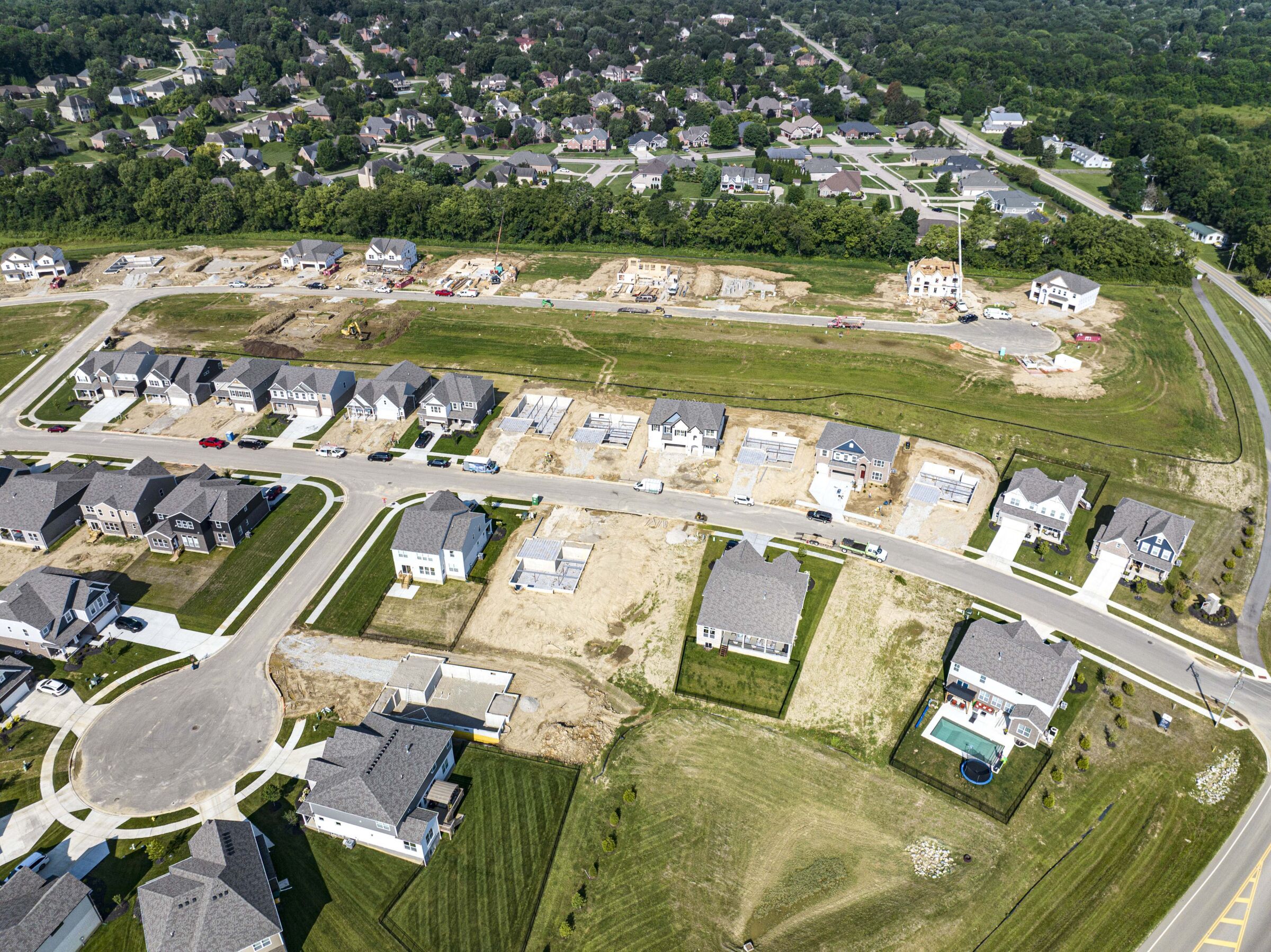 Sky Crossing community aerial photos