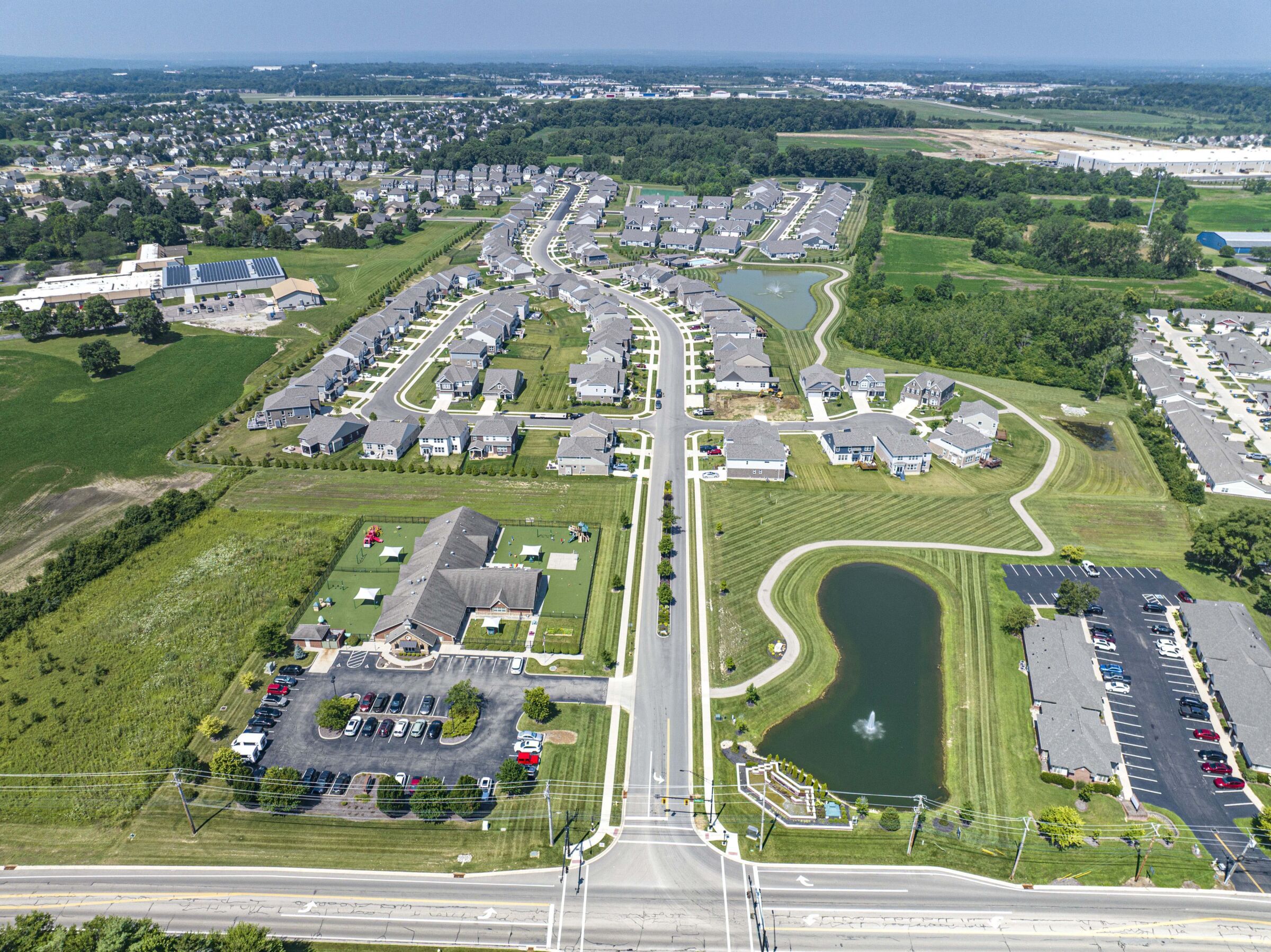 Washington Glen community aerial photos