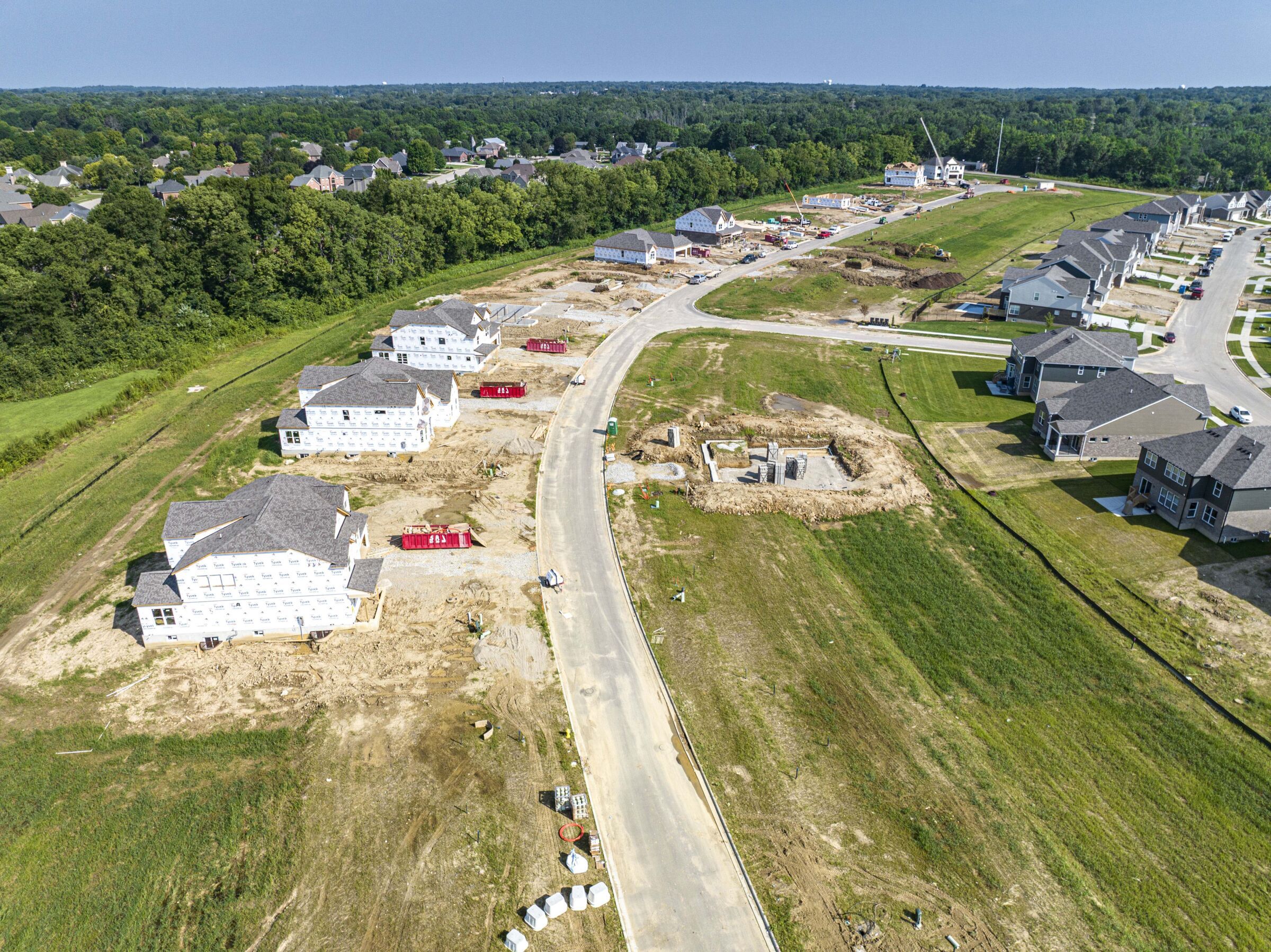 Sky Crossing community aerial photos