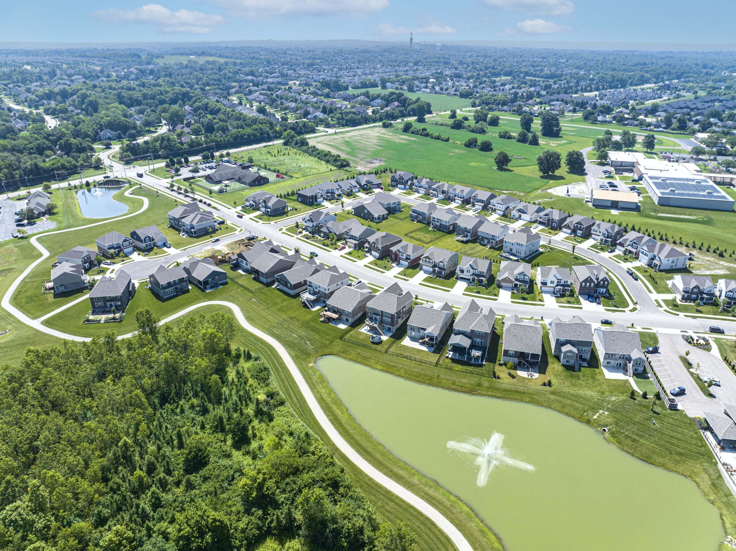 Washington Glen community aerial photos