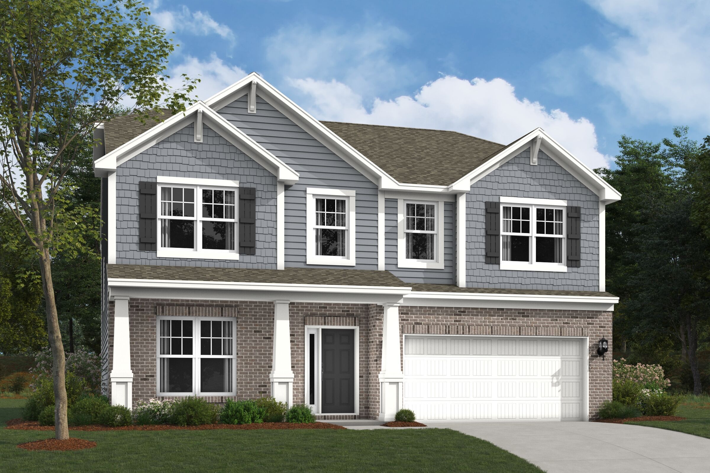 Foster - Helm's Mill: McCordsville, Indiana - M/I Homes