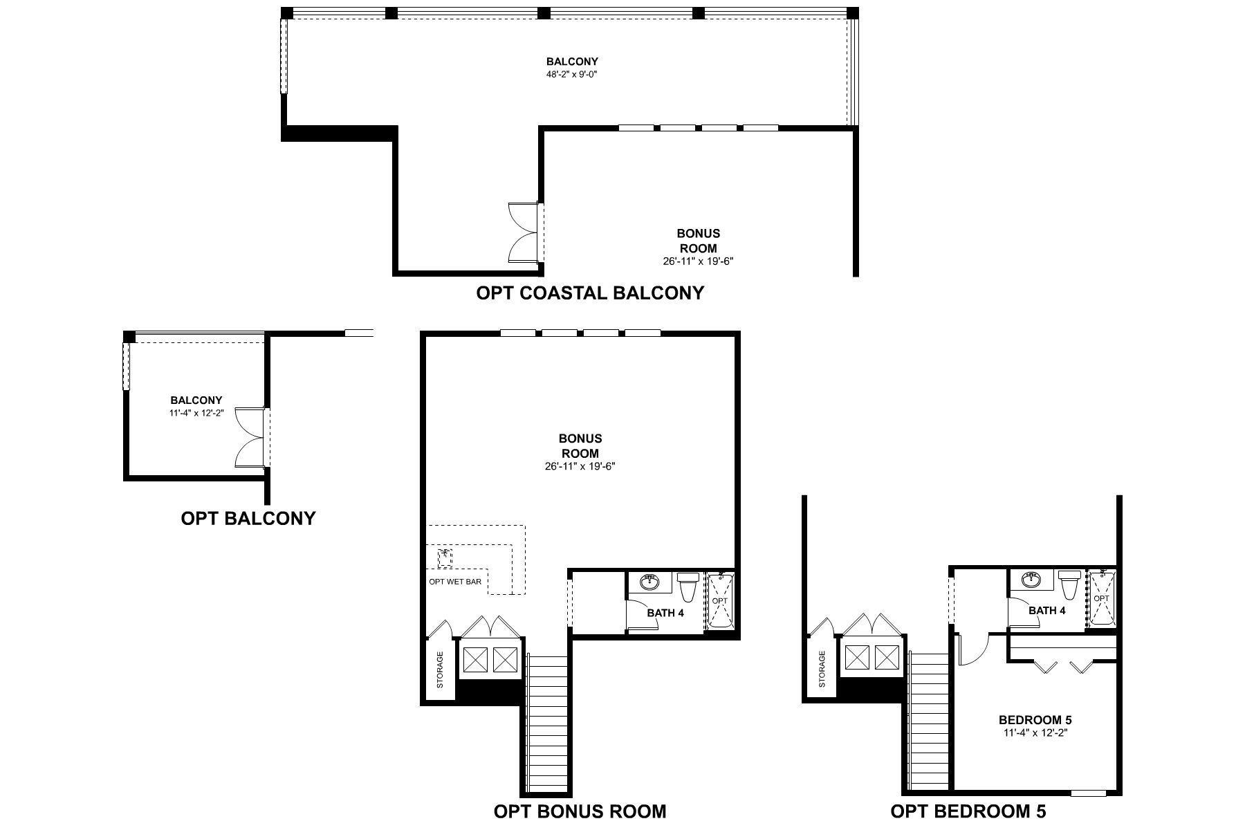 Brookhaven Second Floor Options
