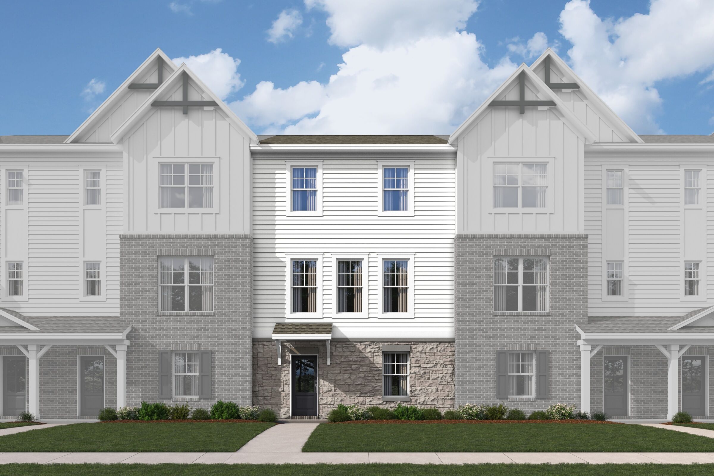 3 Story Elevation 5 Unit
