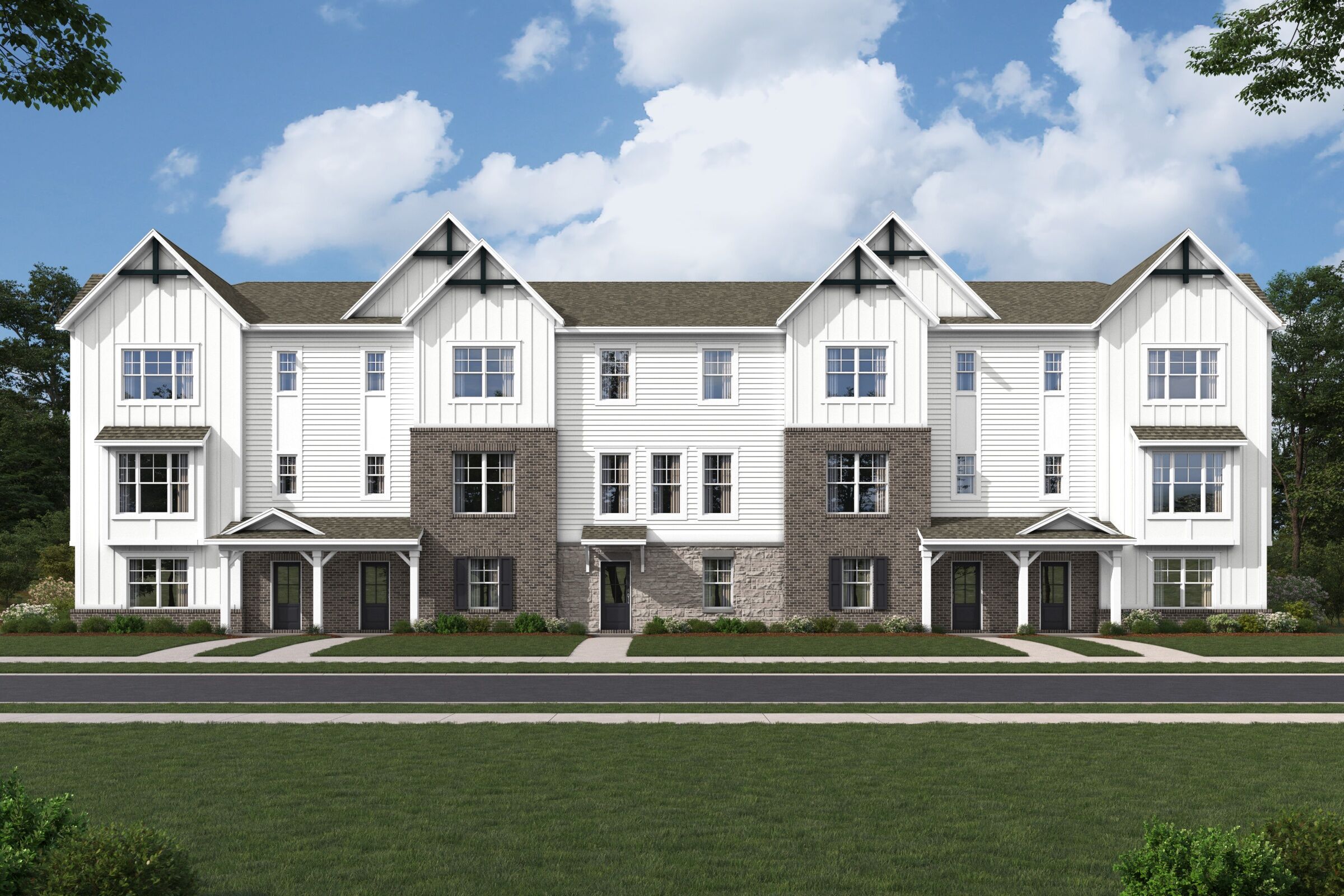 3 Story Elevation 5 Unit