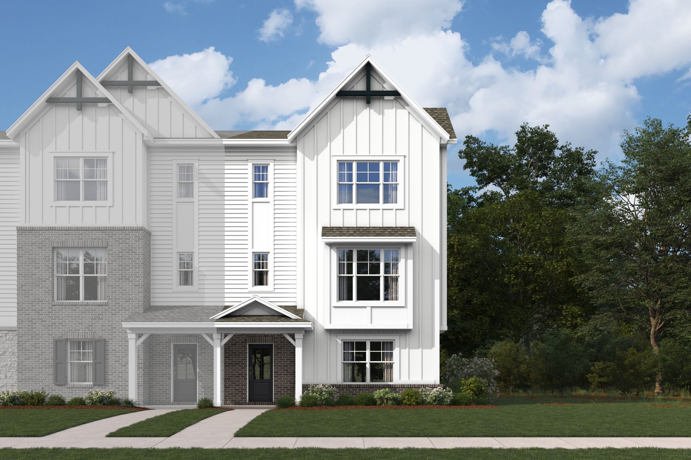3 Story Elevation 5 Unit