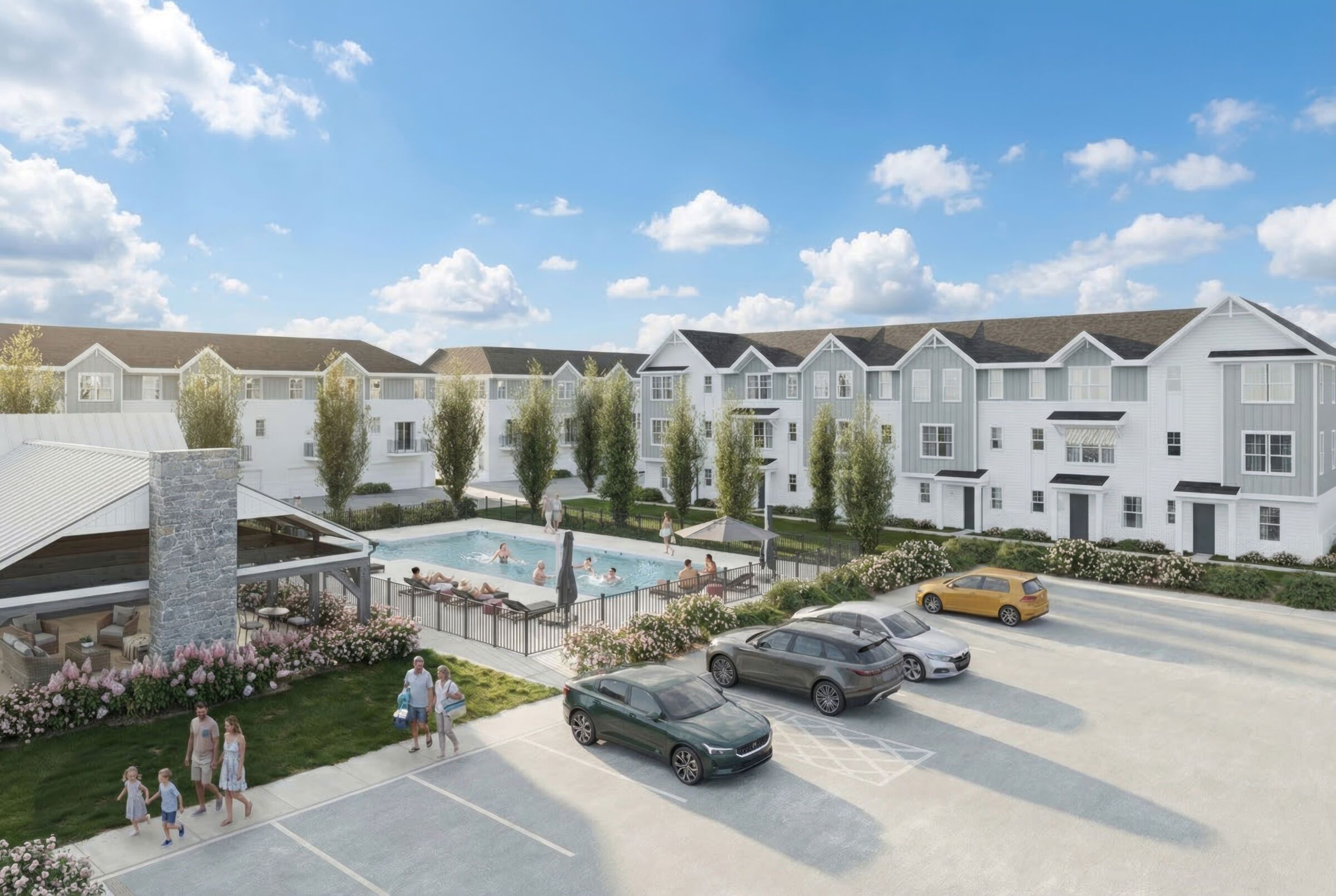 Amenity Space Rendering - For Representational Purposes Only