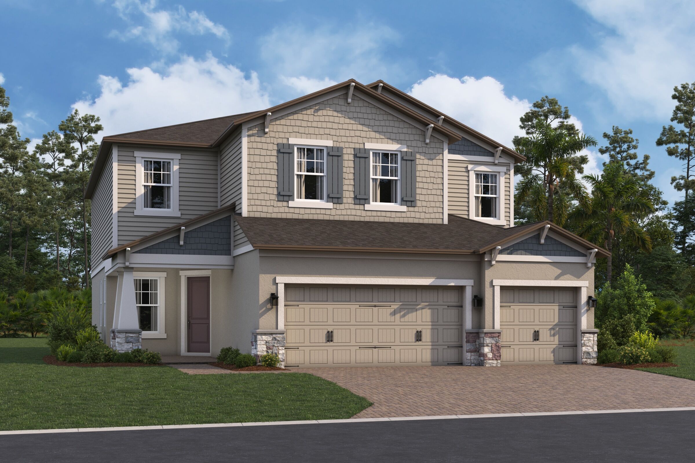 Lancaster Elevation Craftsman