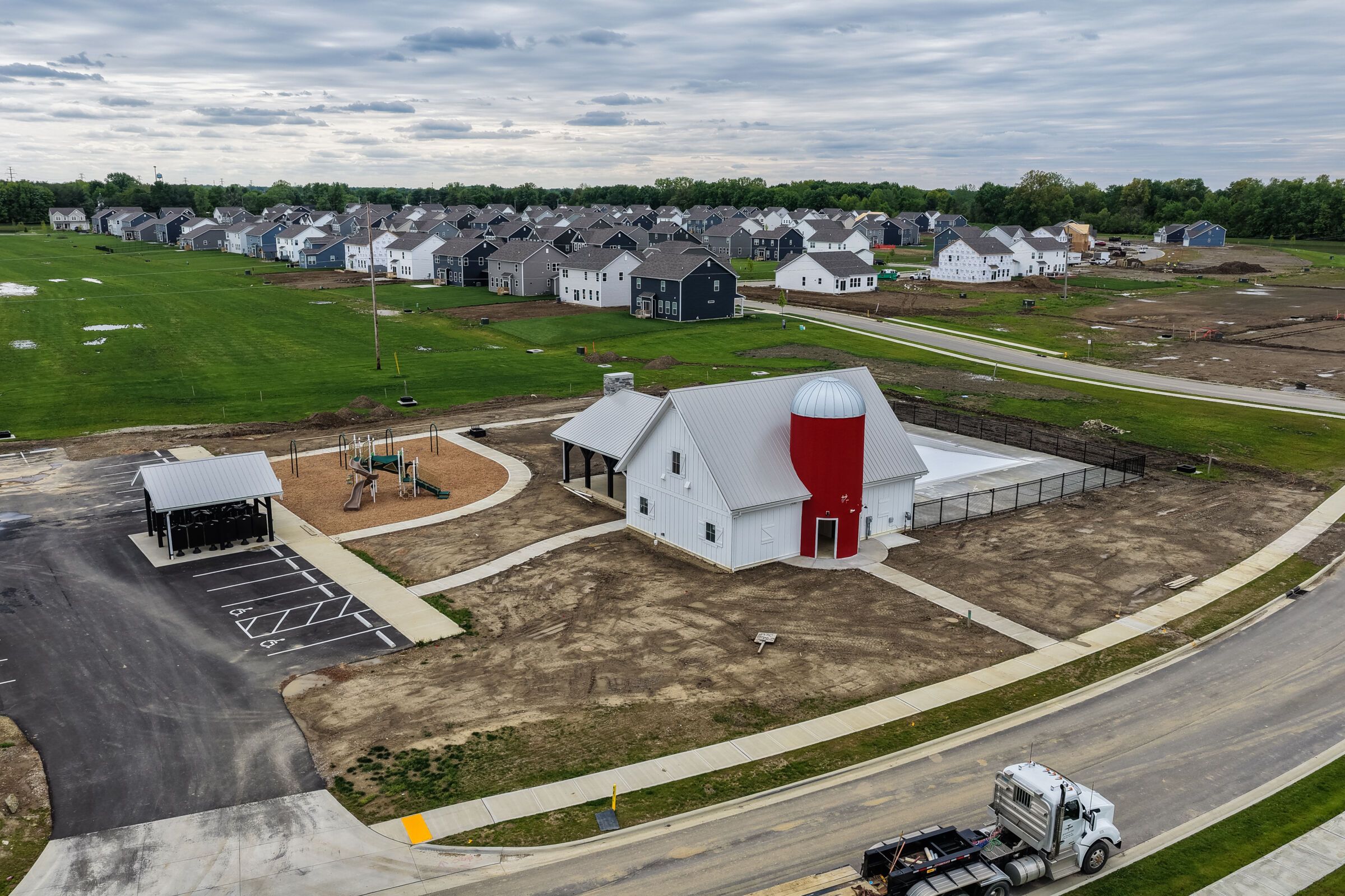Berlin Farm Aerial