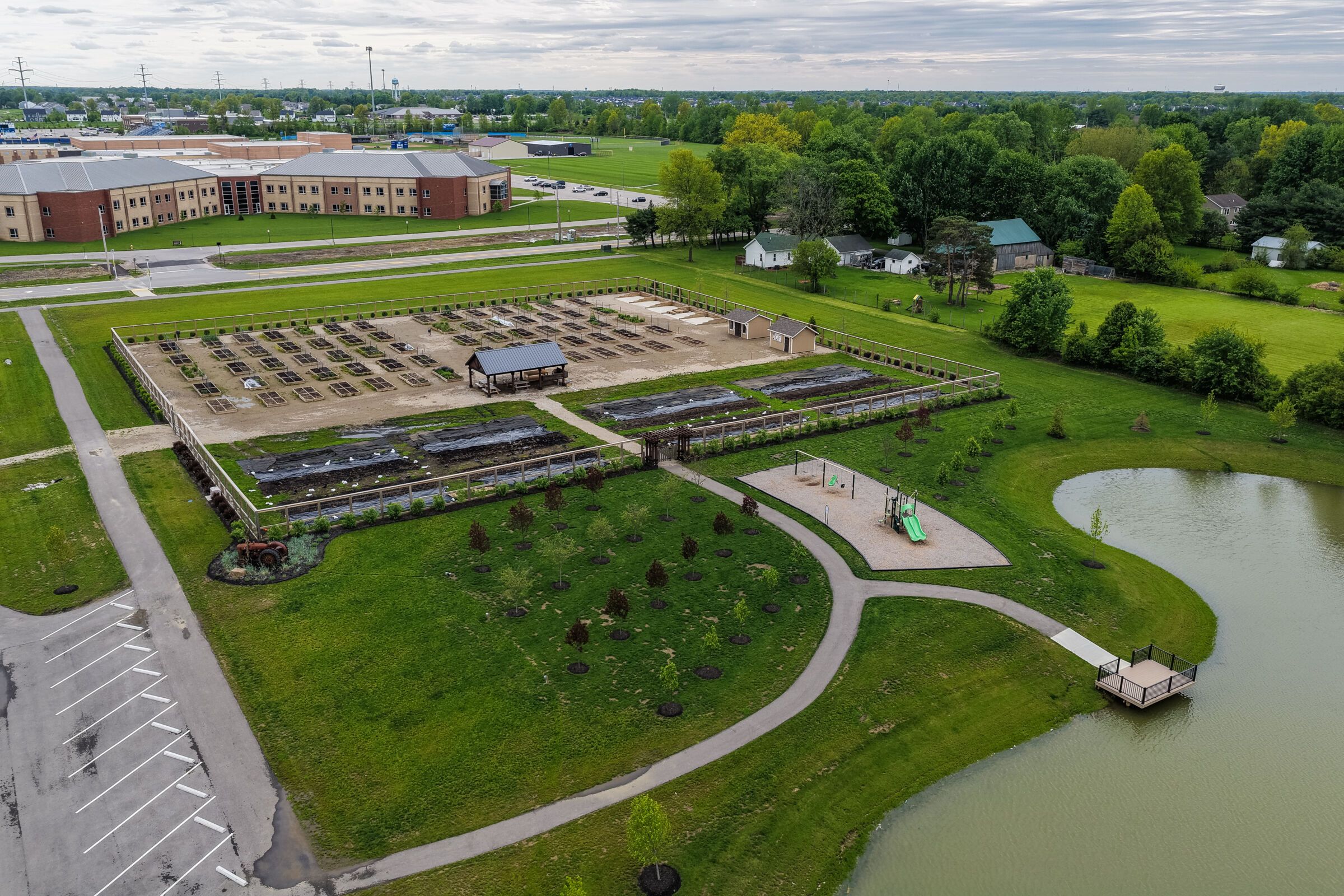 Berlin Farm Aerial