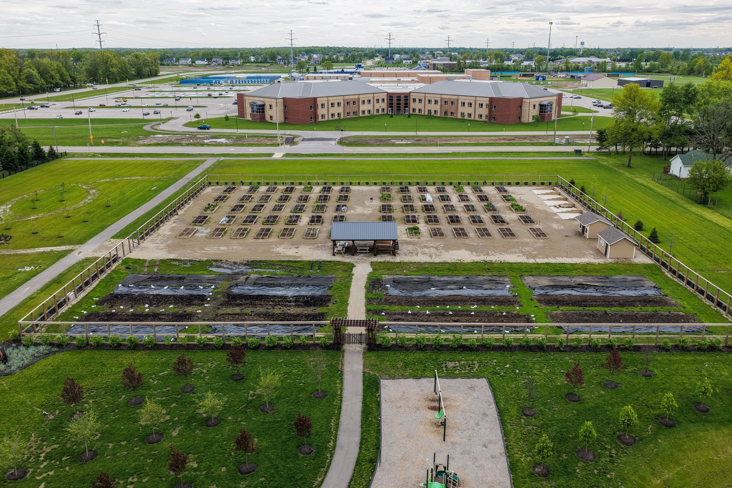 Berlin Farm Aerial