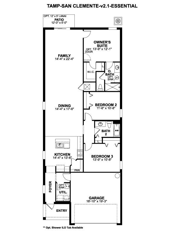 San Clemente Floorplan