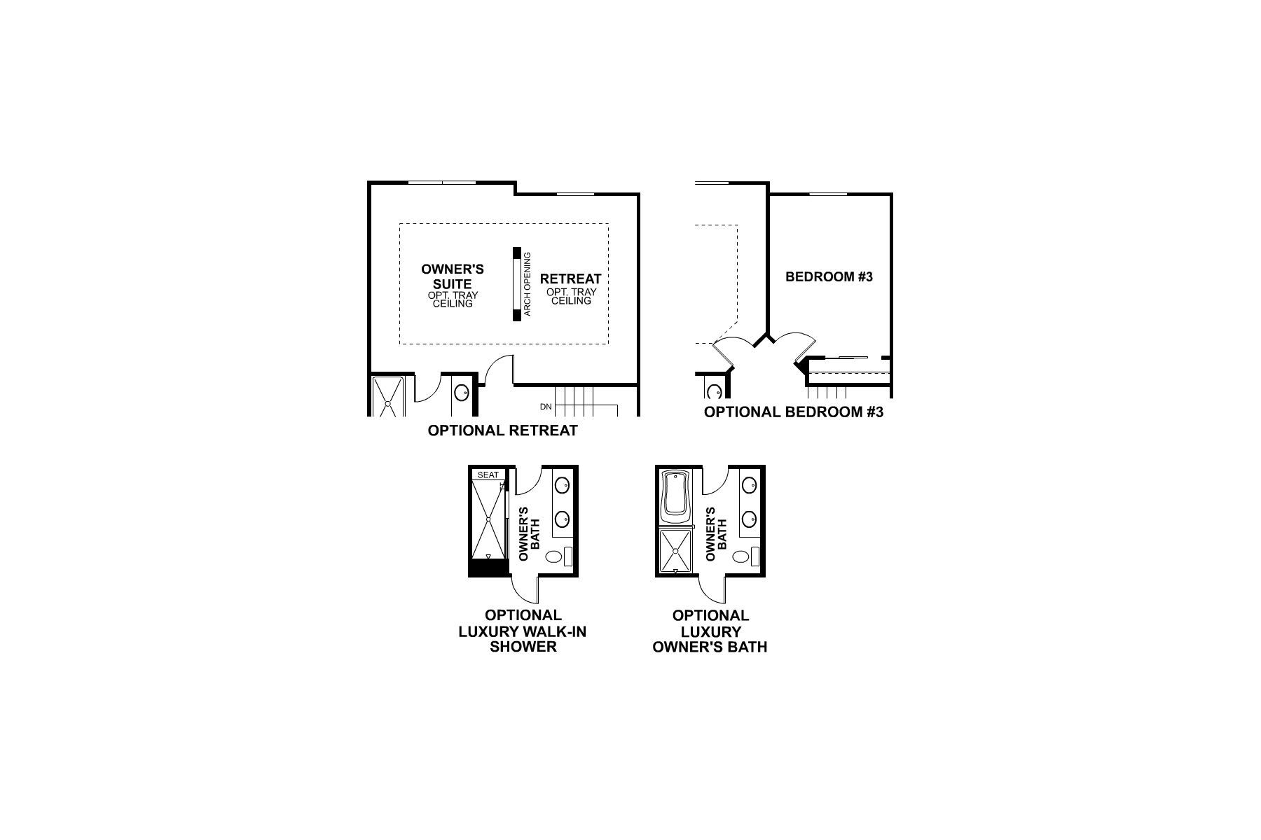 Braeden Second Floor Options