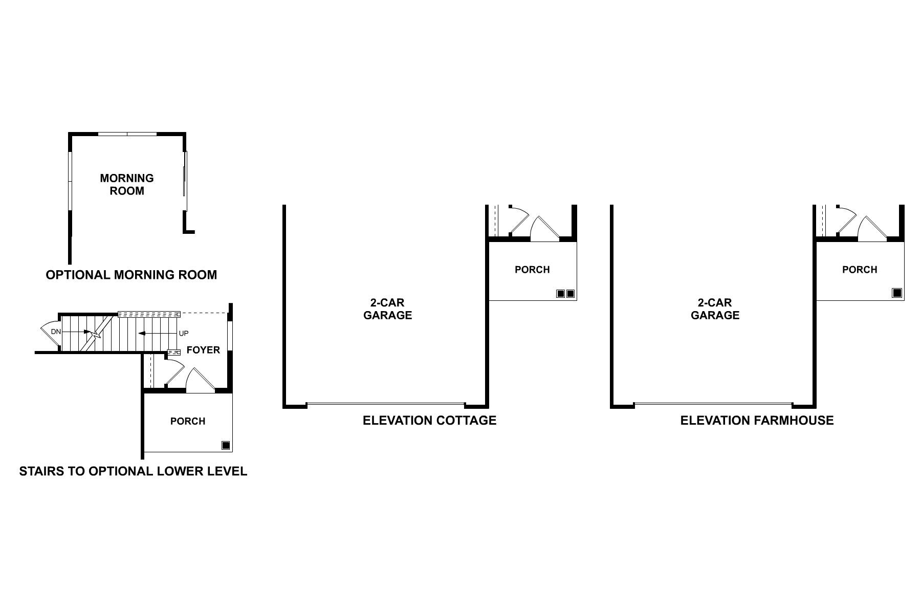 Norwood First Floor Options