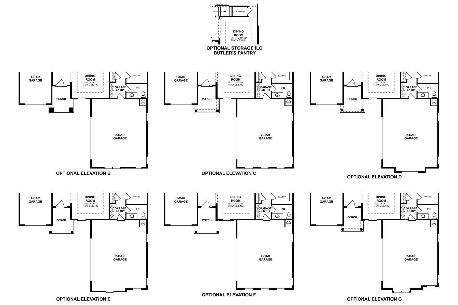 Blythe First Floor Options