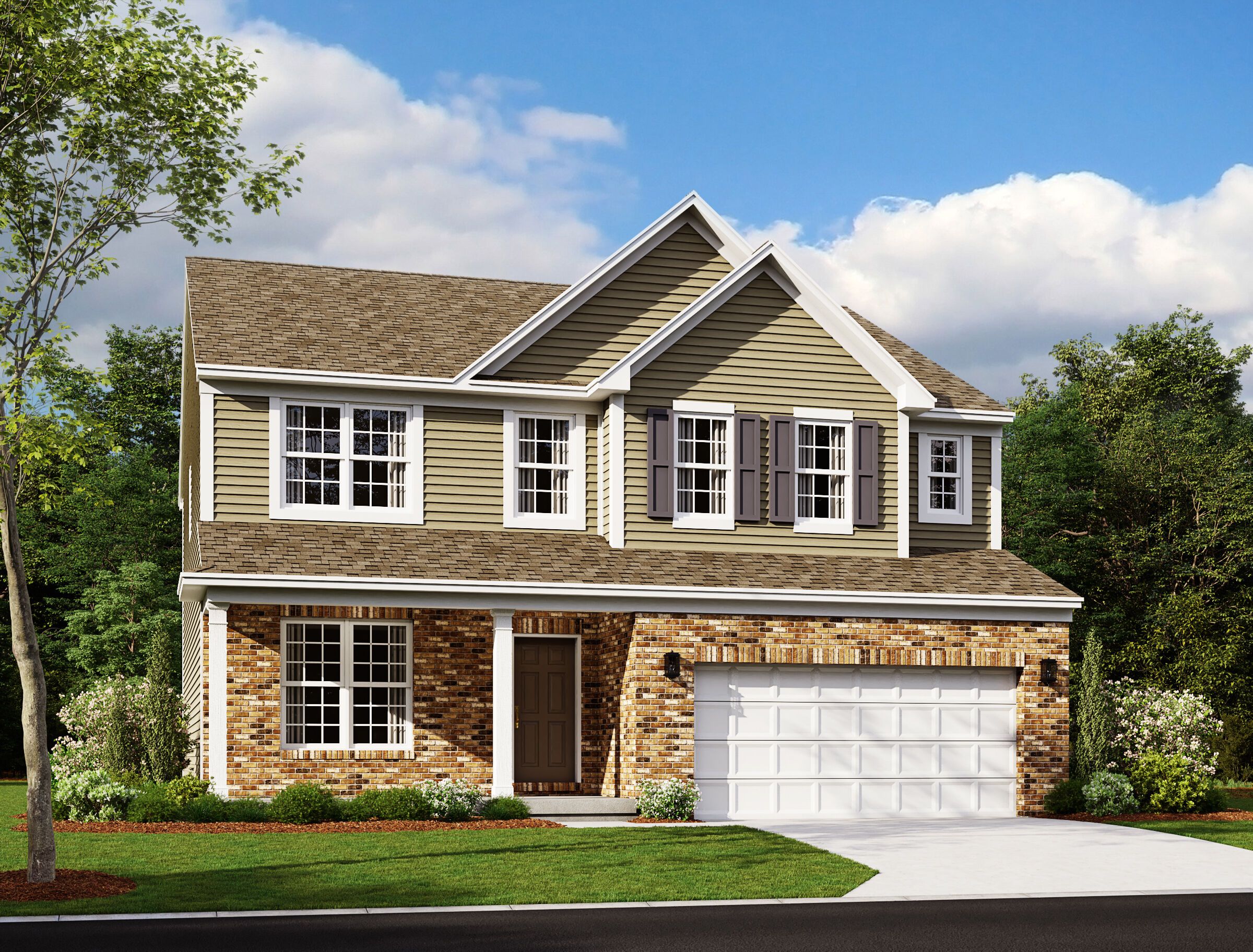 Hampton - Trailside Village: Green Township, Ohio - M/I Homes