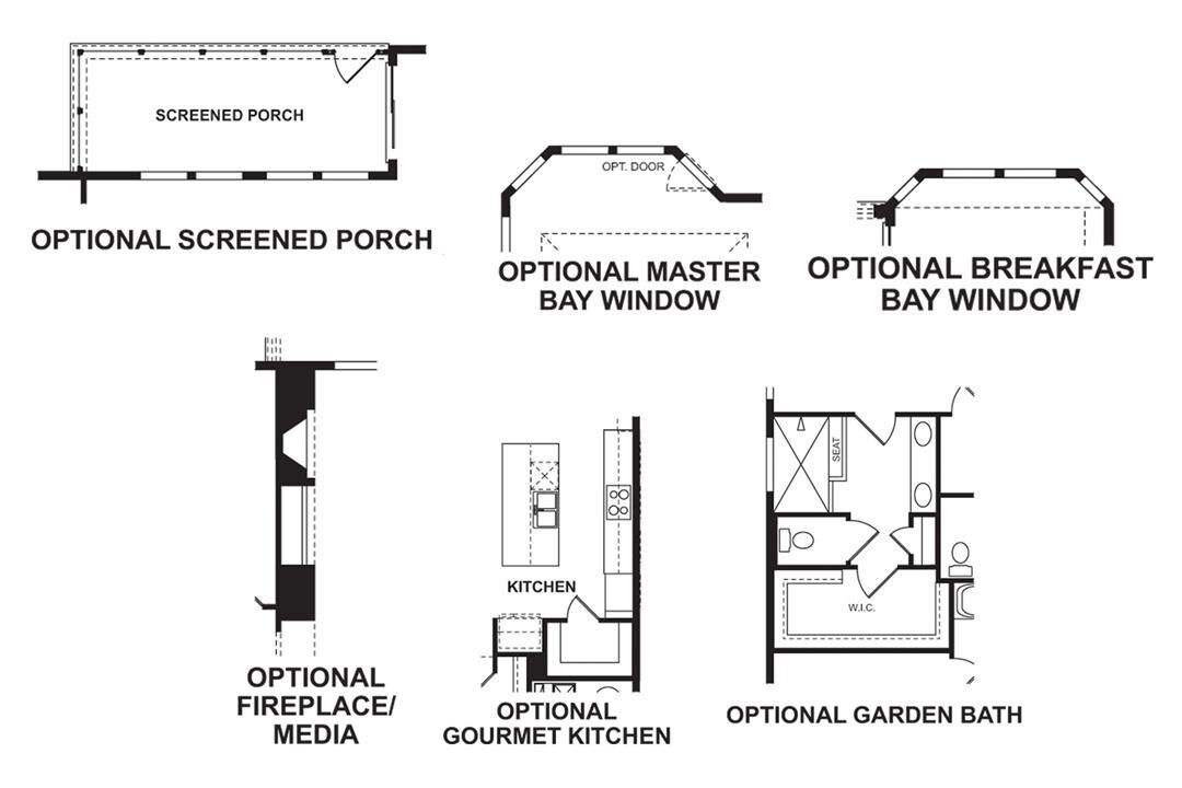 Serenity First Floor Options