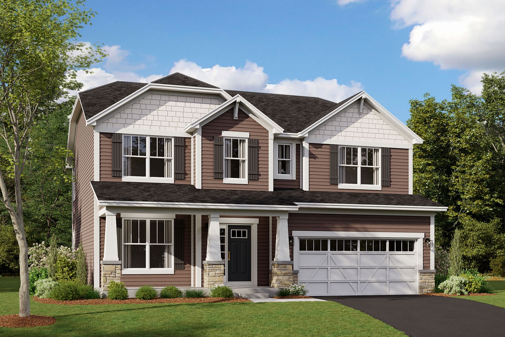 Dunbar Elevation Craftsman