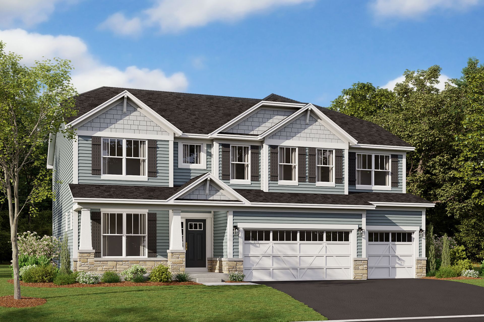 Lyndale Elevation Craftsman