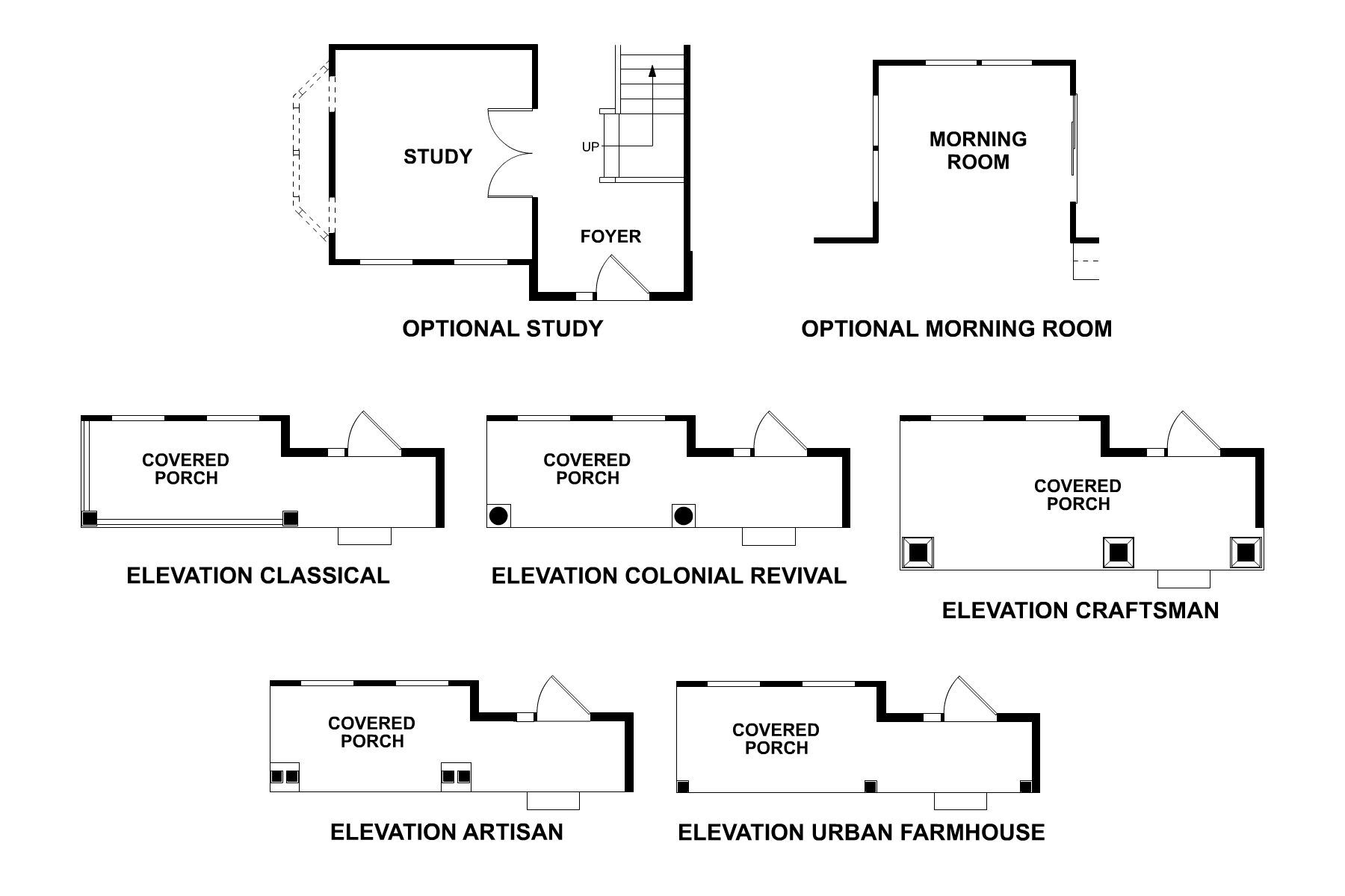 Dunbar First Floor Options