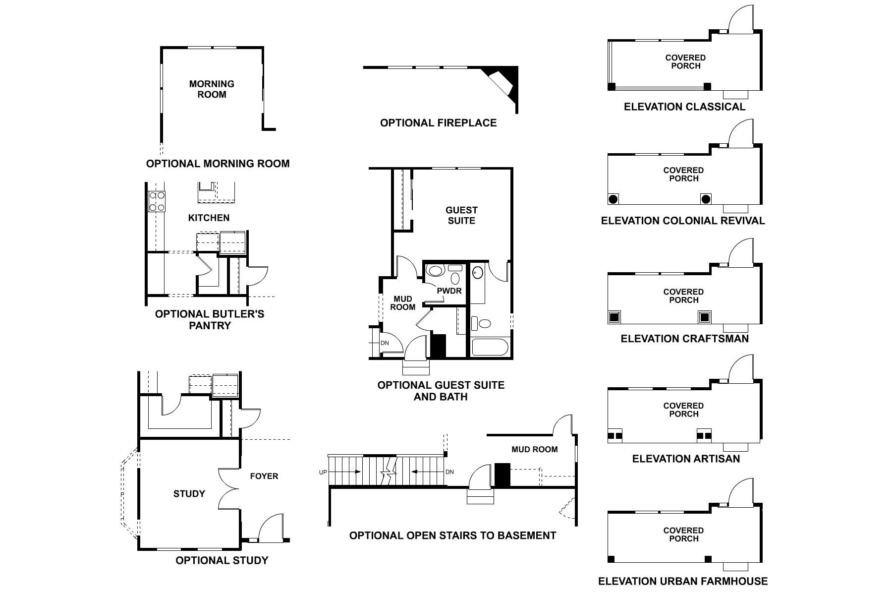 Lyndale First Floor Options