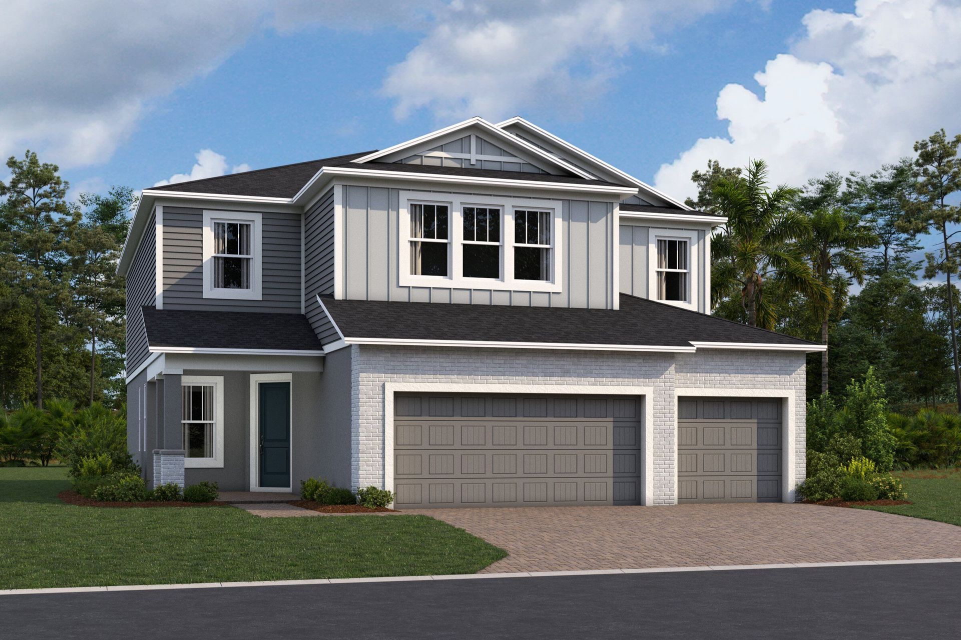 Lancaster Elevation  Moderncountry