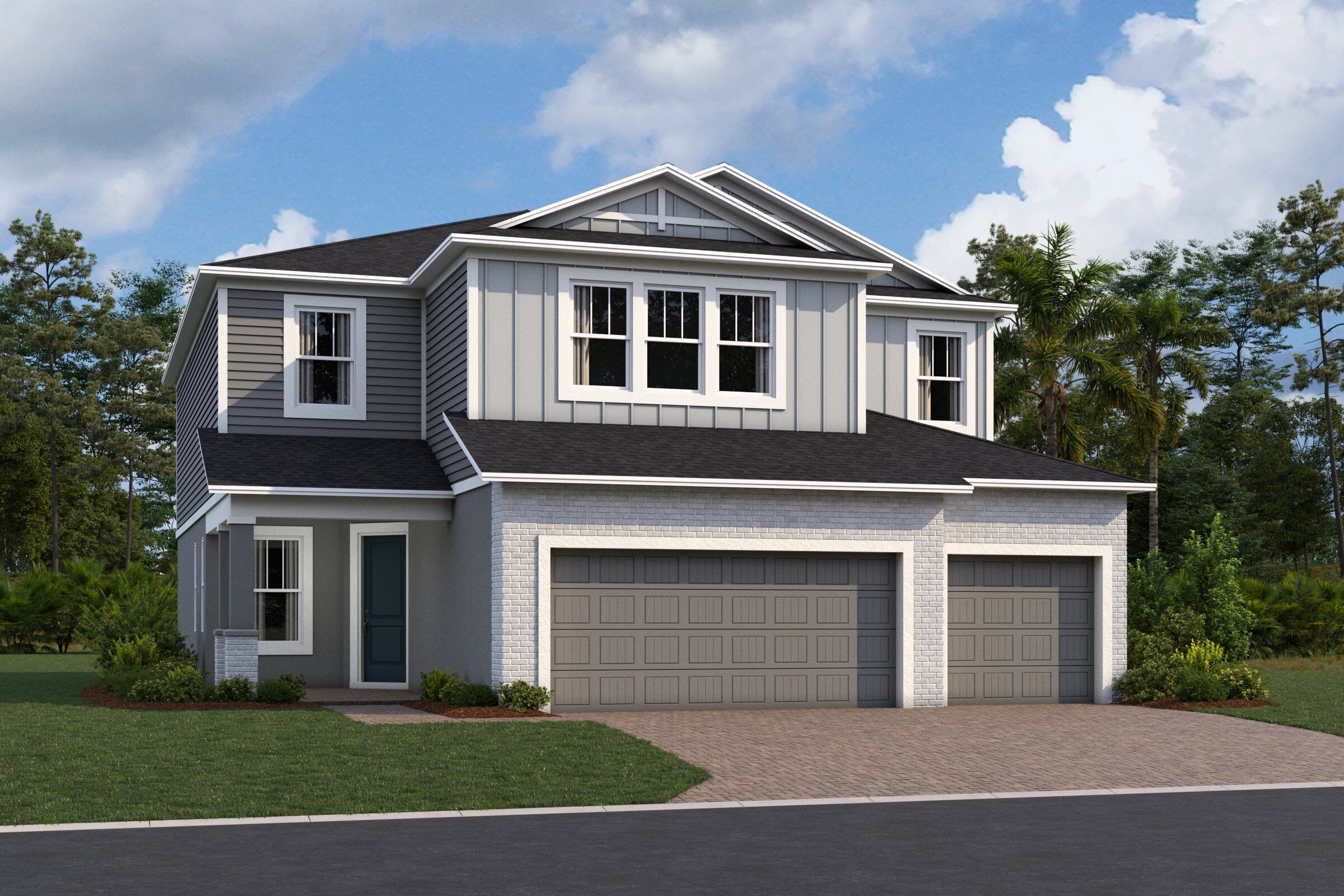Lancaster Elevation  Moderncountry