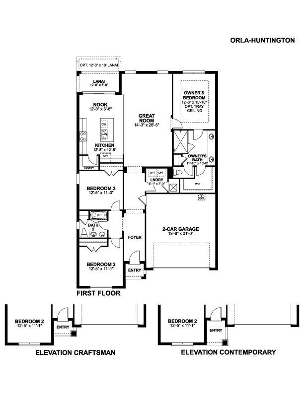 Huntington Floorplan