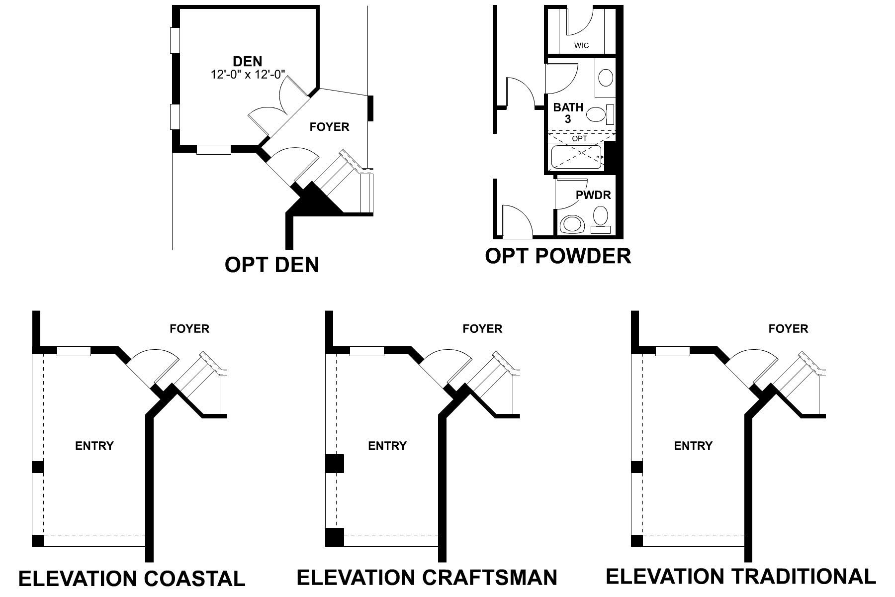 Lancaster First Floor Options