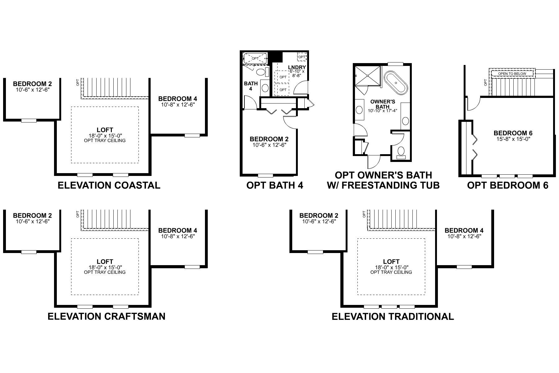 Lancaster Second Floor Options