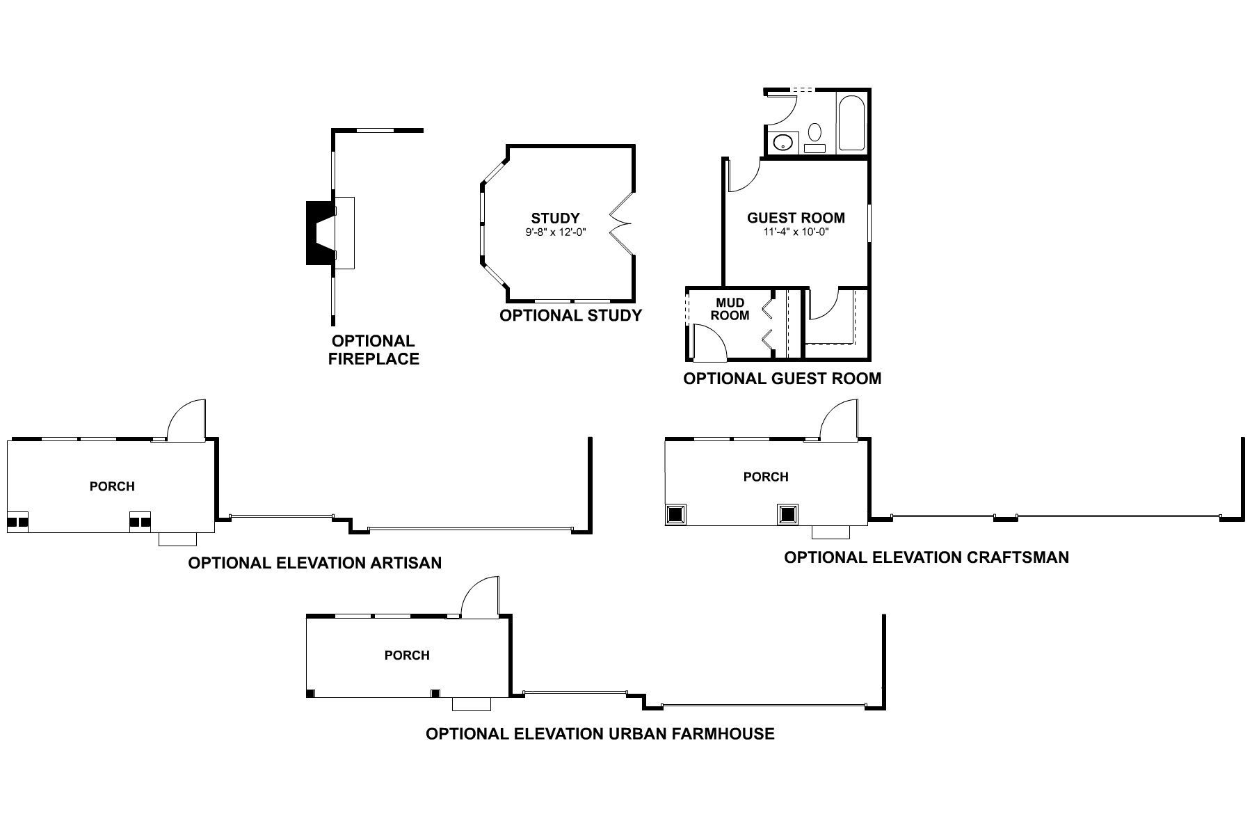 Hawthorn Woods Country Club Essex Main Floor Options