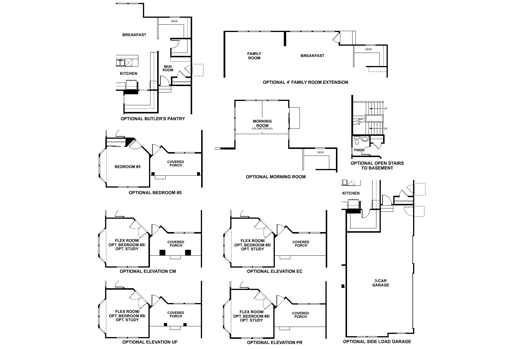 Hawthorn Woods Country Club Sutcliff First Floor Options