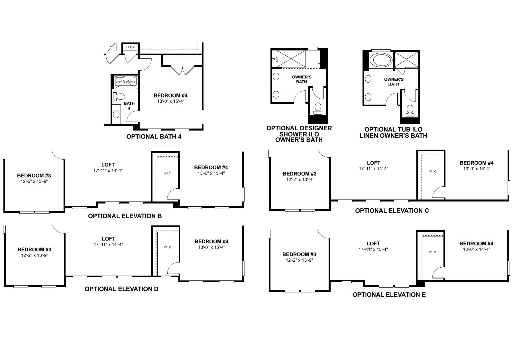 Albright Second Floor Options