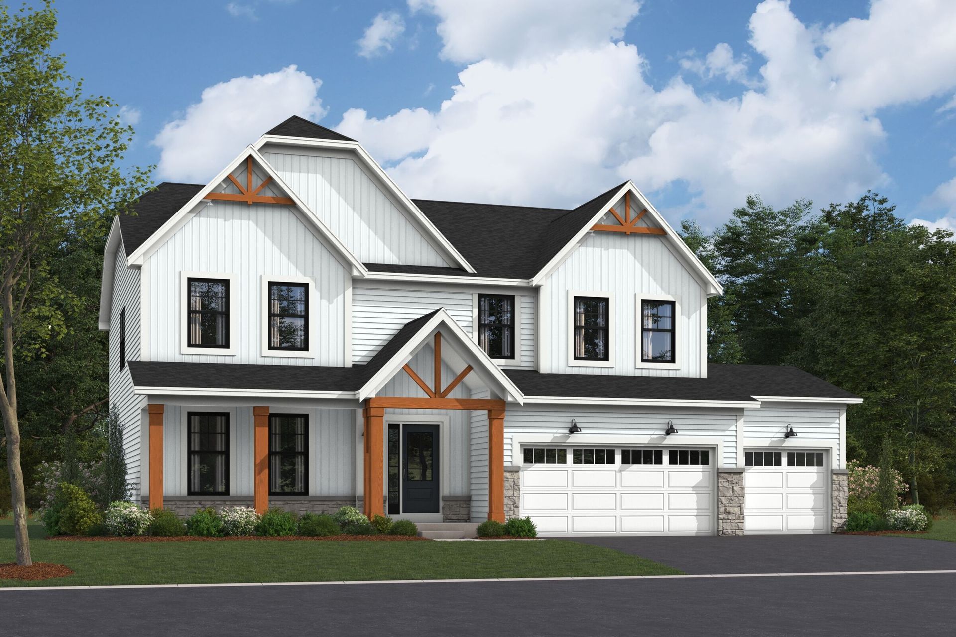 Fairchild Elevation Rustic Farmhouse