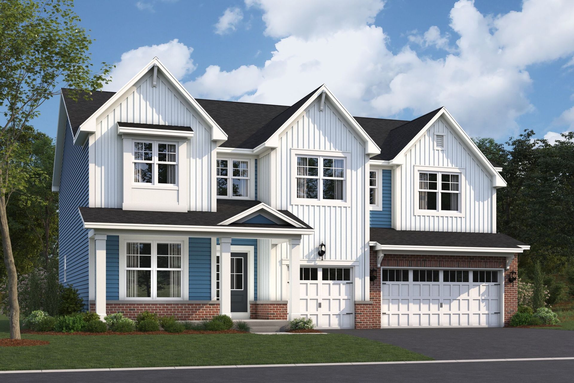 Hudson Elevation New England Cottage
