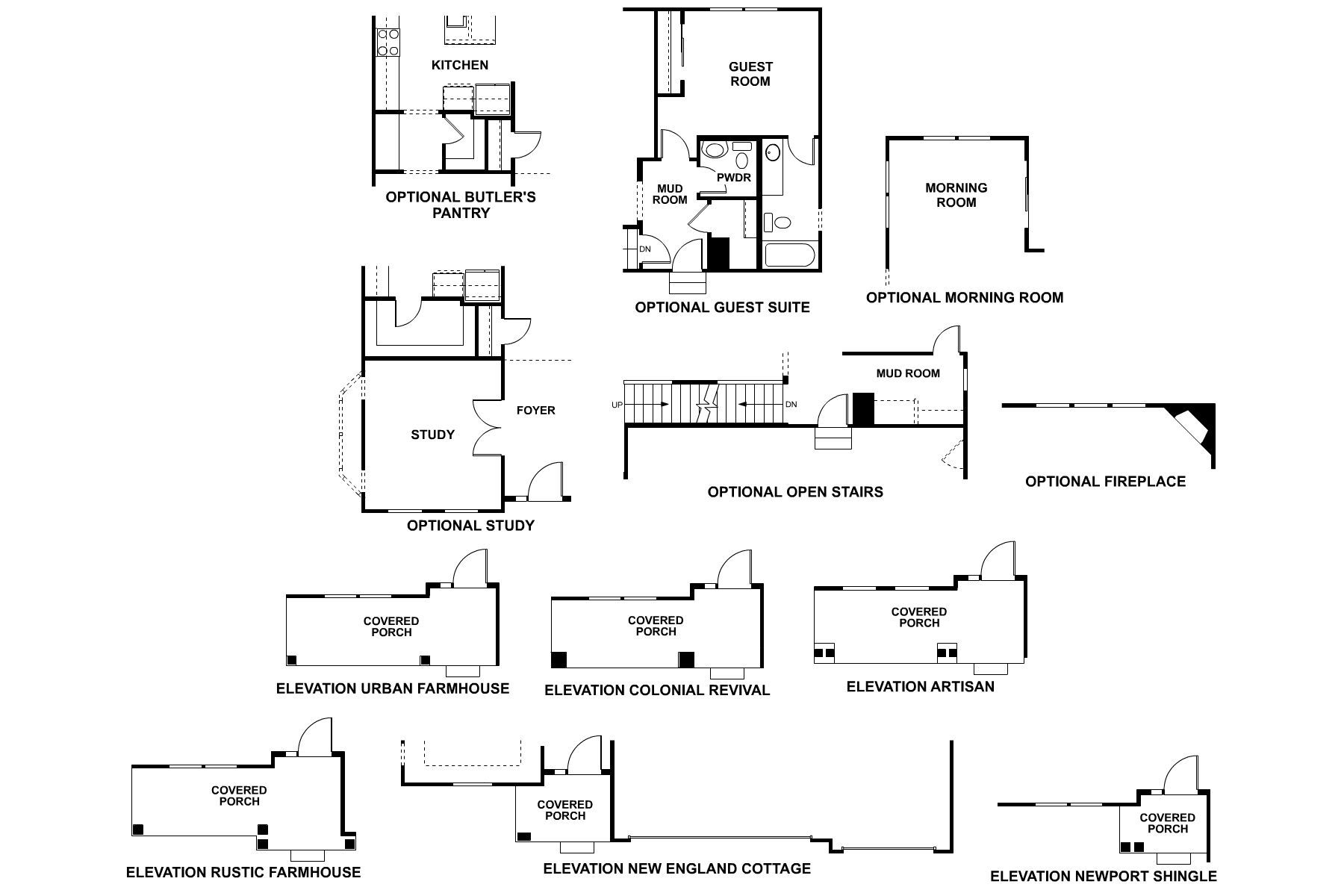 Lyndale - First Floor Options
