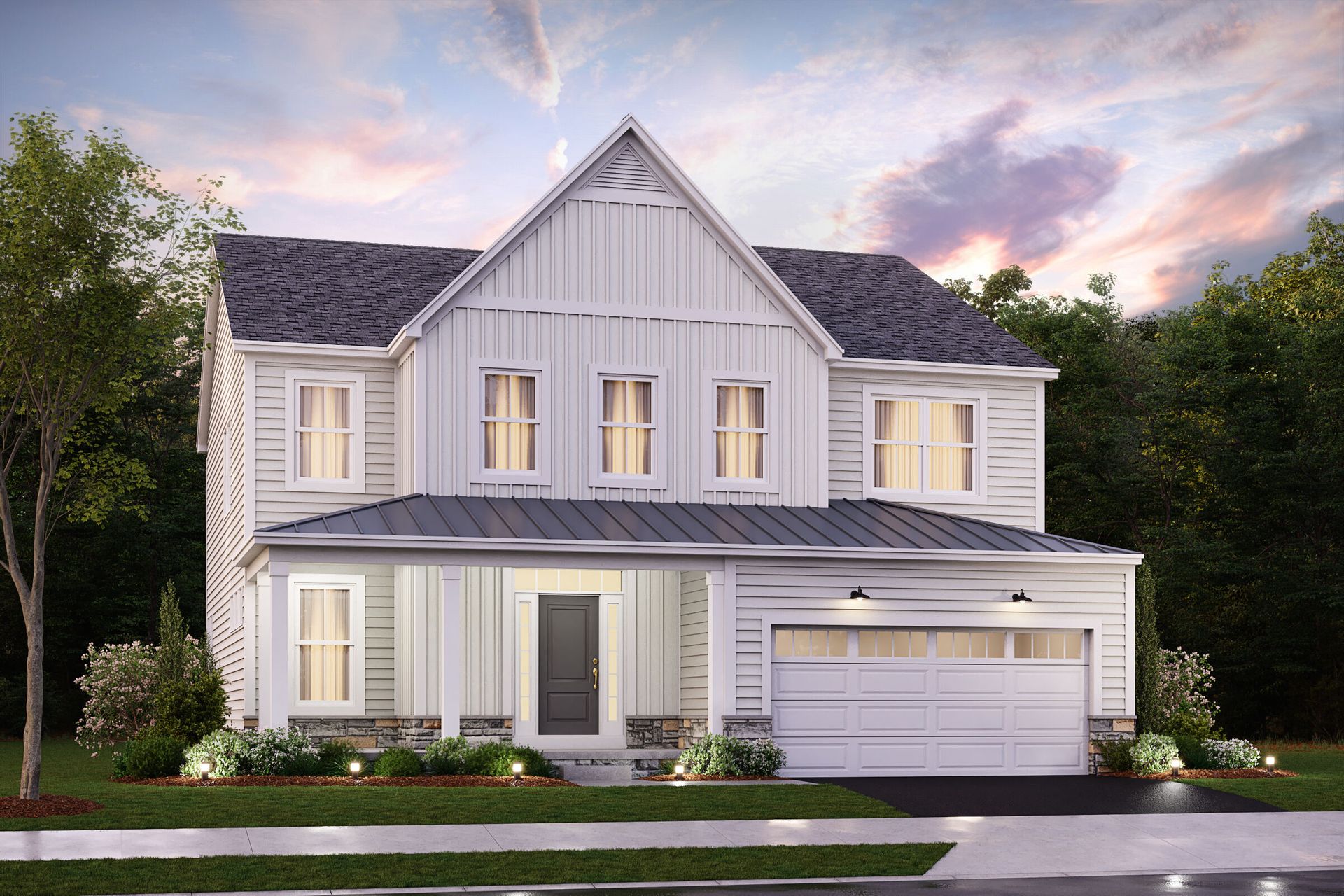 Dartmouth Elevation B-Dusk