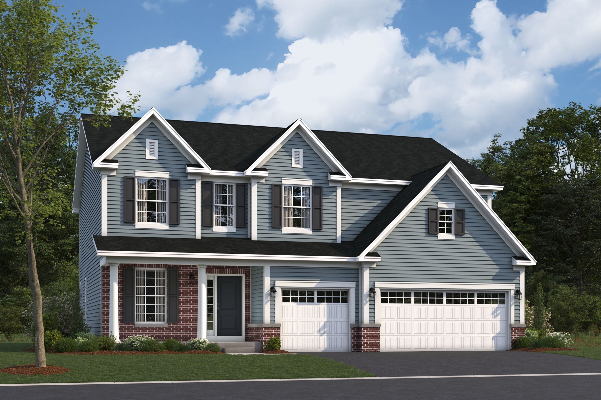 Essex Elevation Colonial Revival