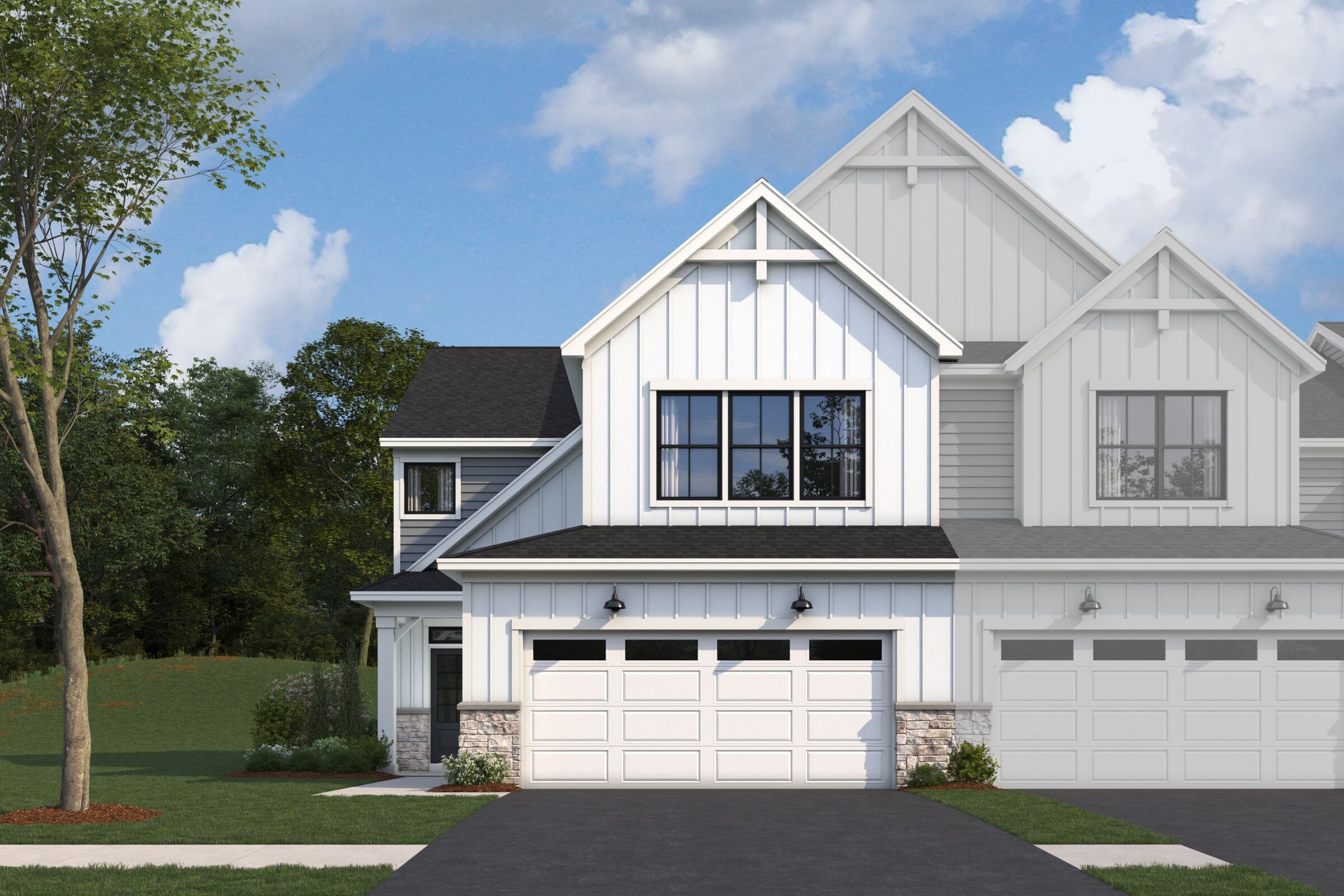 Campbell Urban Farmhouse Elevation
