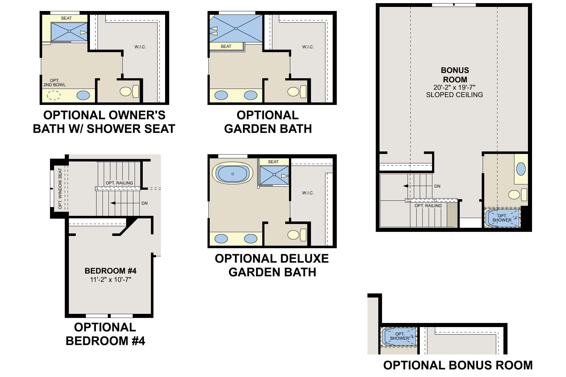 Altiora Second Floor Options