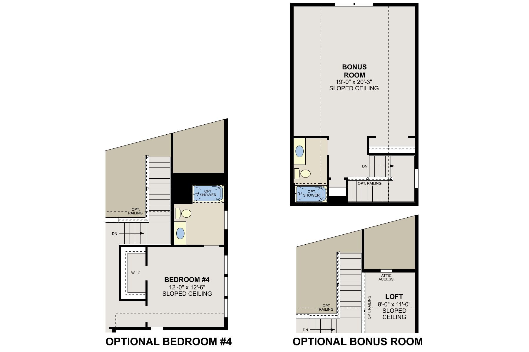 Armiger Second Floor Options