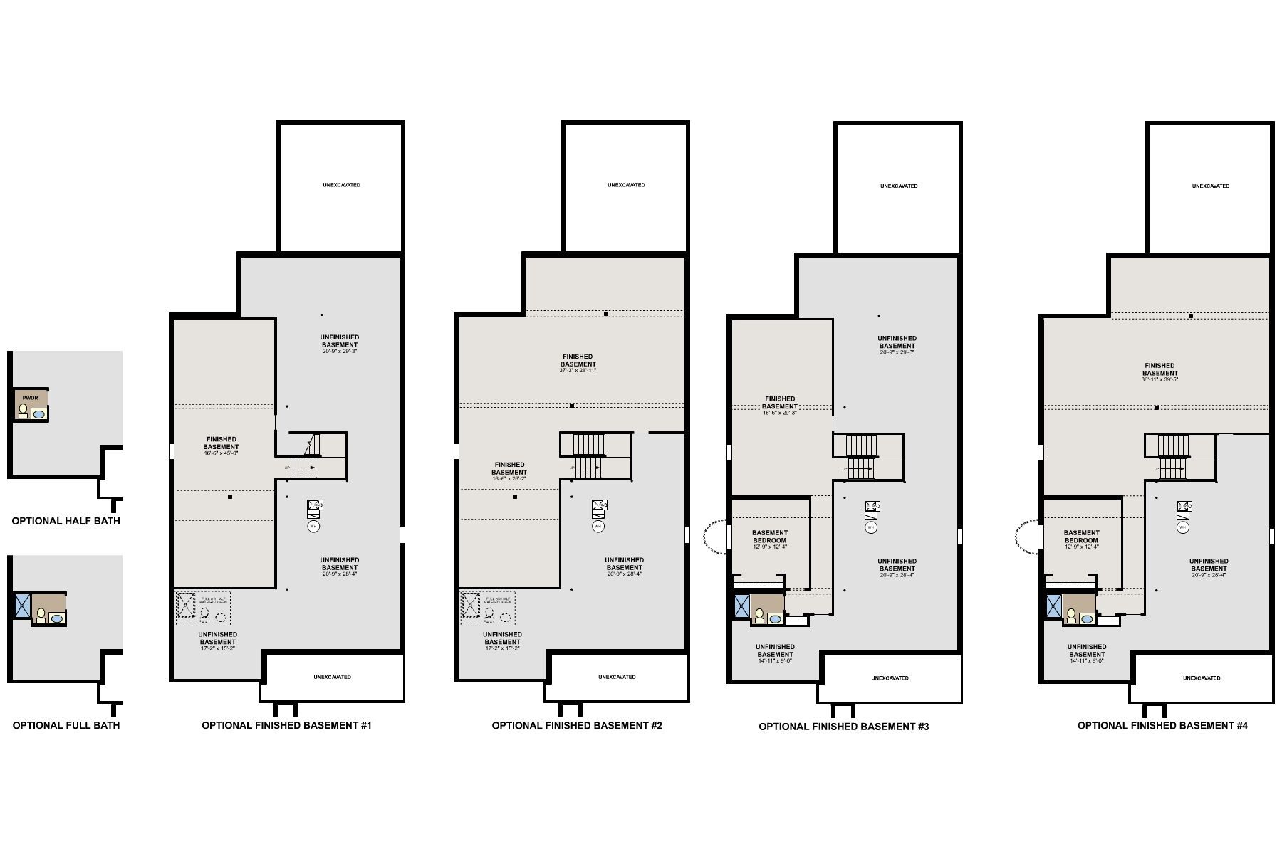 Hemingway Basement Options