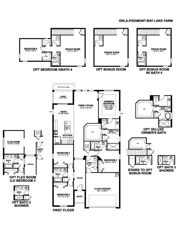 Piedmont Floorplan