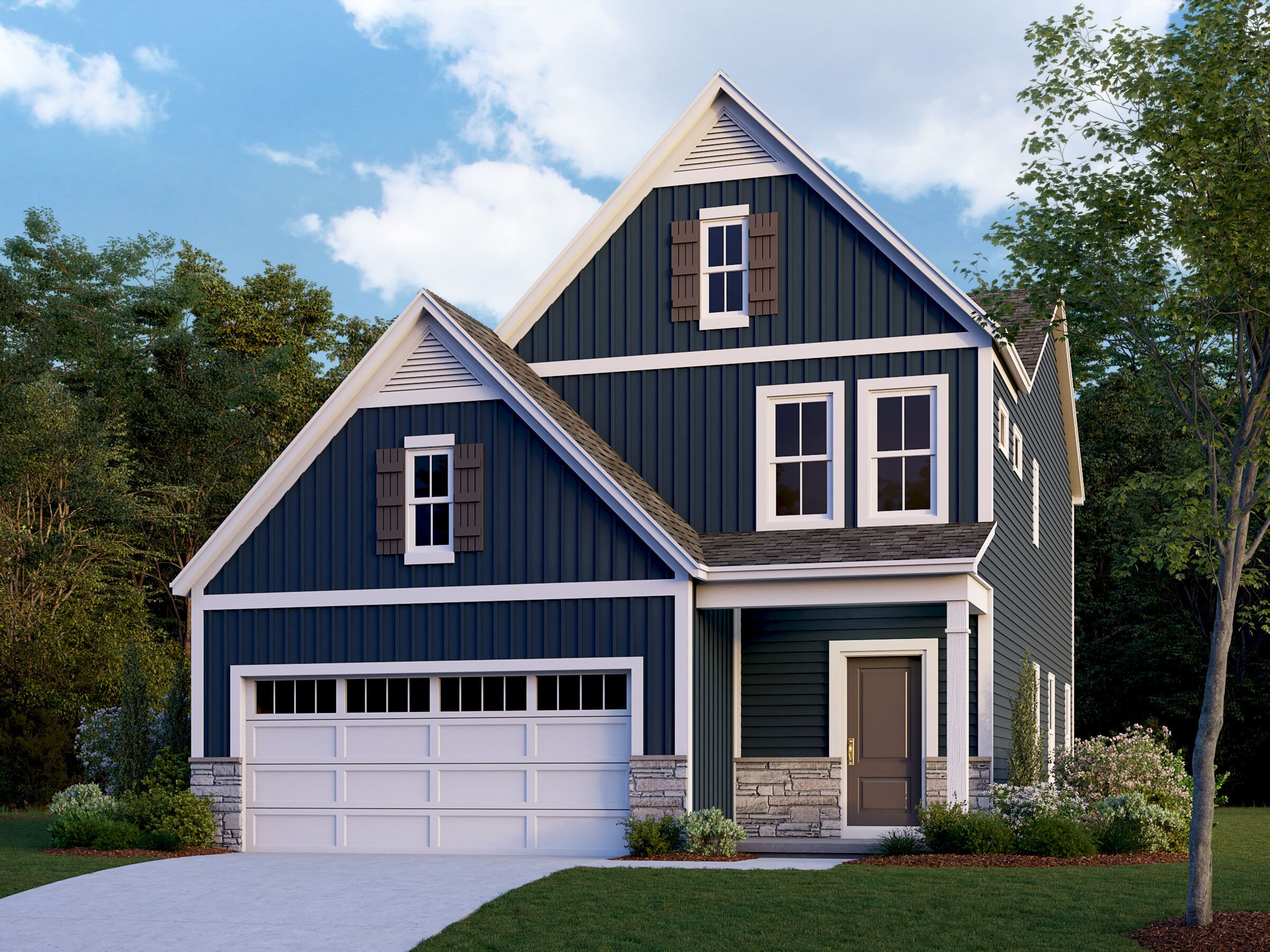 Petoskey - Clarkshaw Crossing: Powell, Ohio - M/I Homes