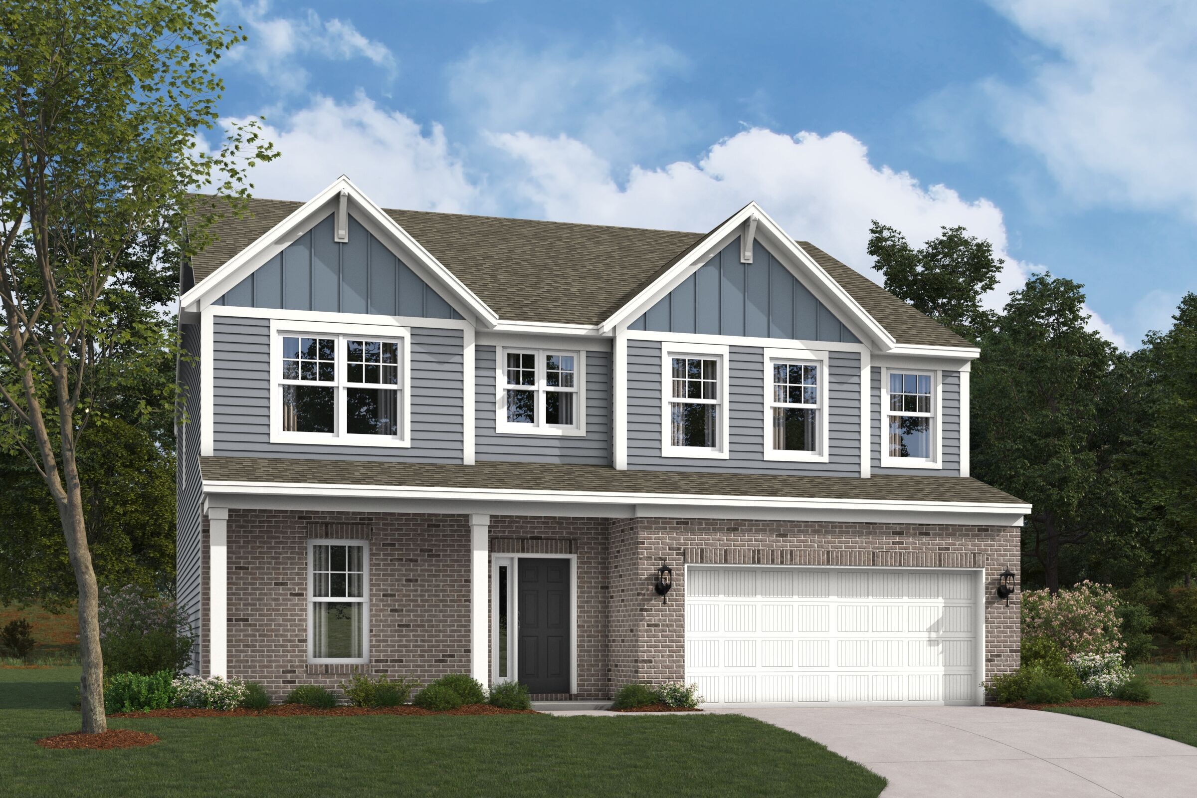 Everly - Helm's Mill: McCordsville, Indiana - M/I Homes