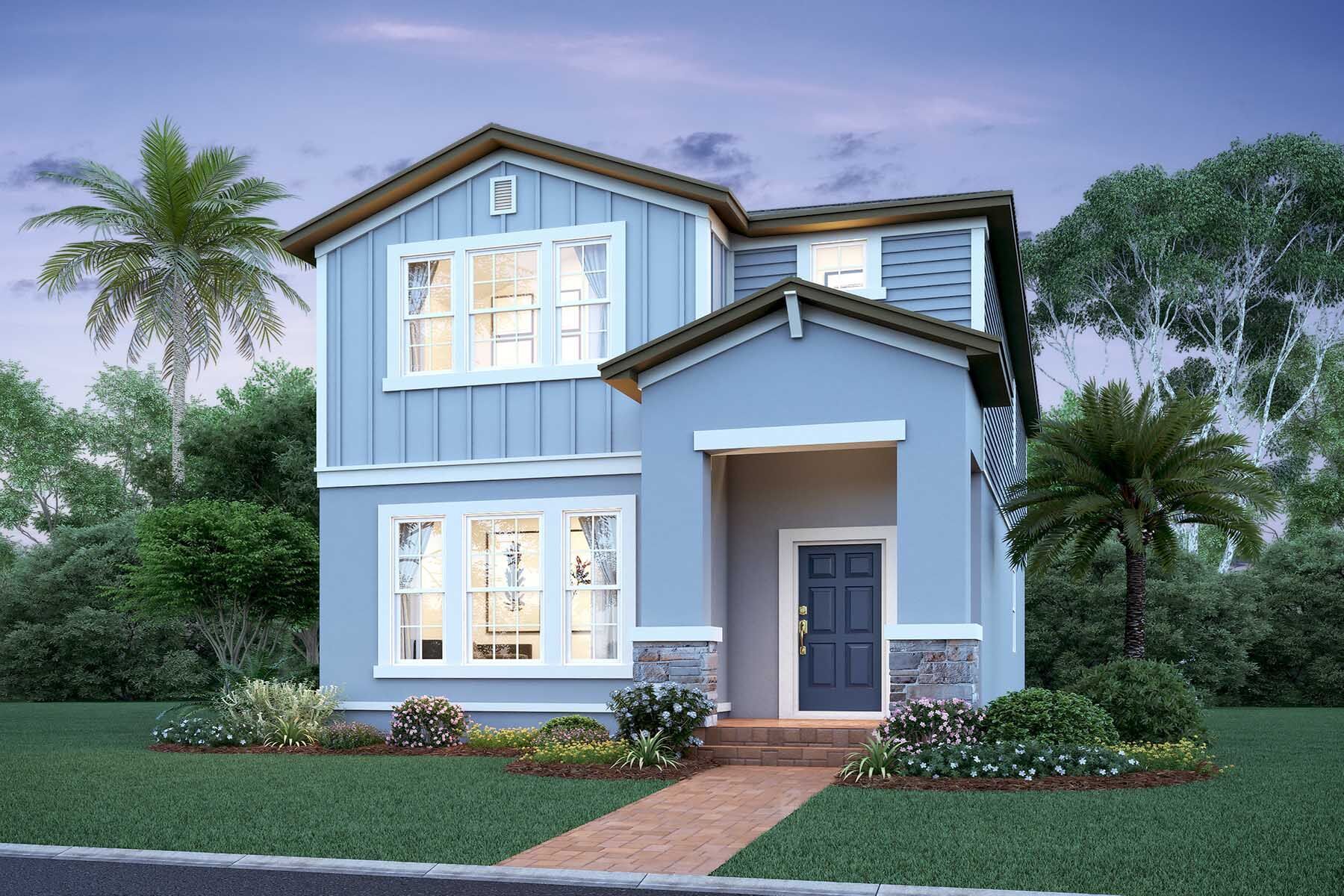 Jensen - Center Lake On The Park: Saint Cloud, Florida - M/I Homes