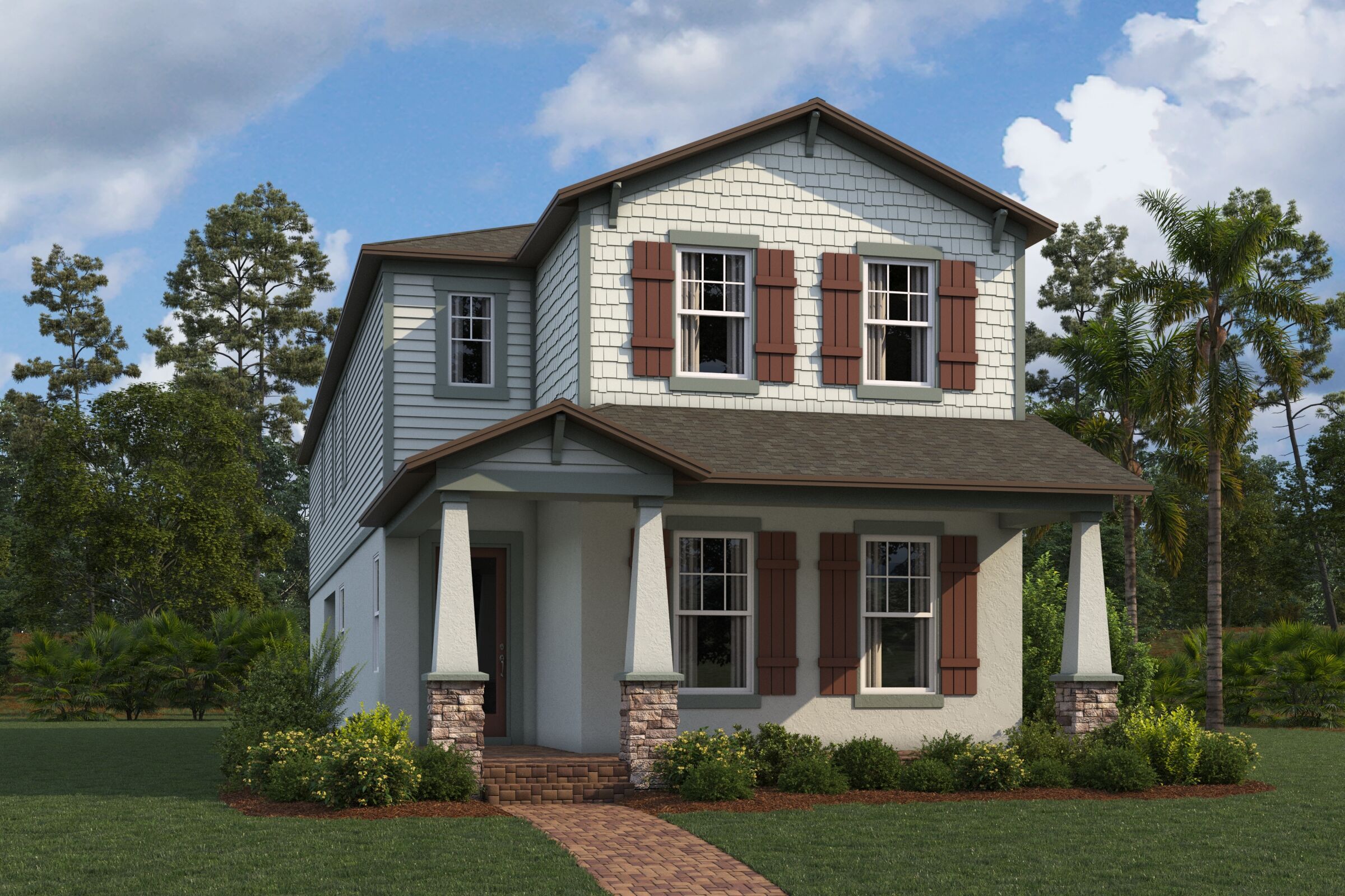Wekiva Xl - Center Lake On The Park: Saint Cloud, Florida - M/I Homes