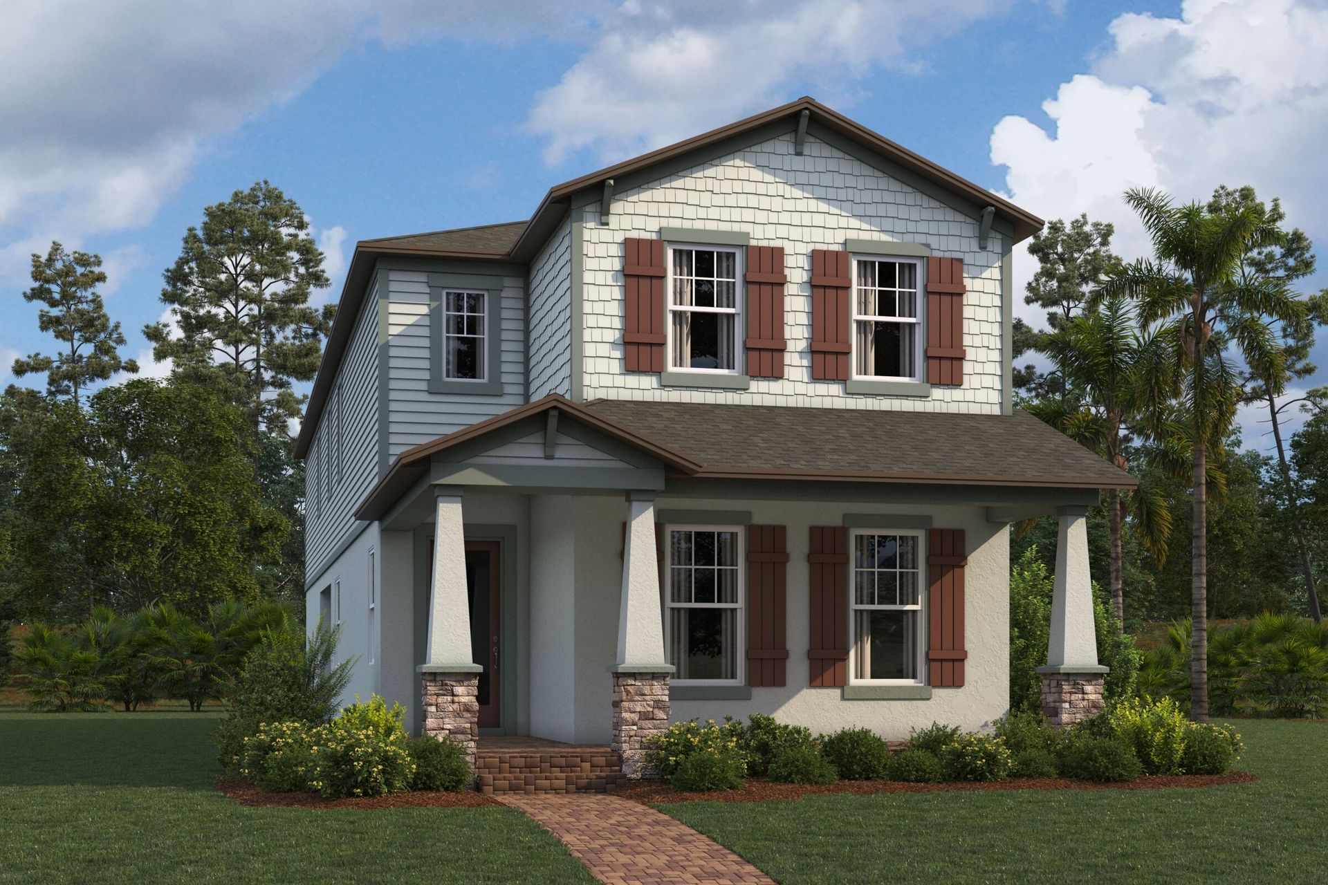 Wekiva XL Craftsman Elevation