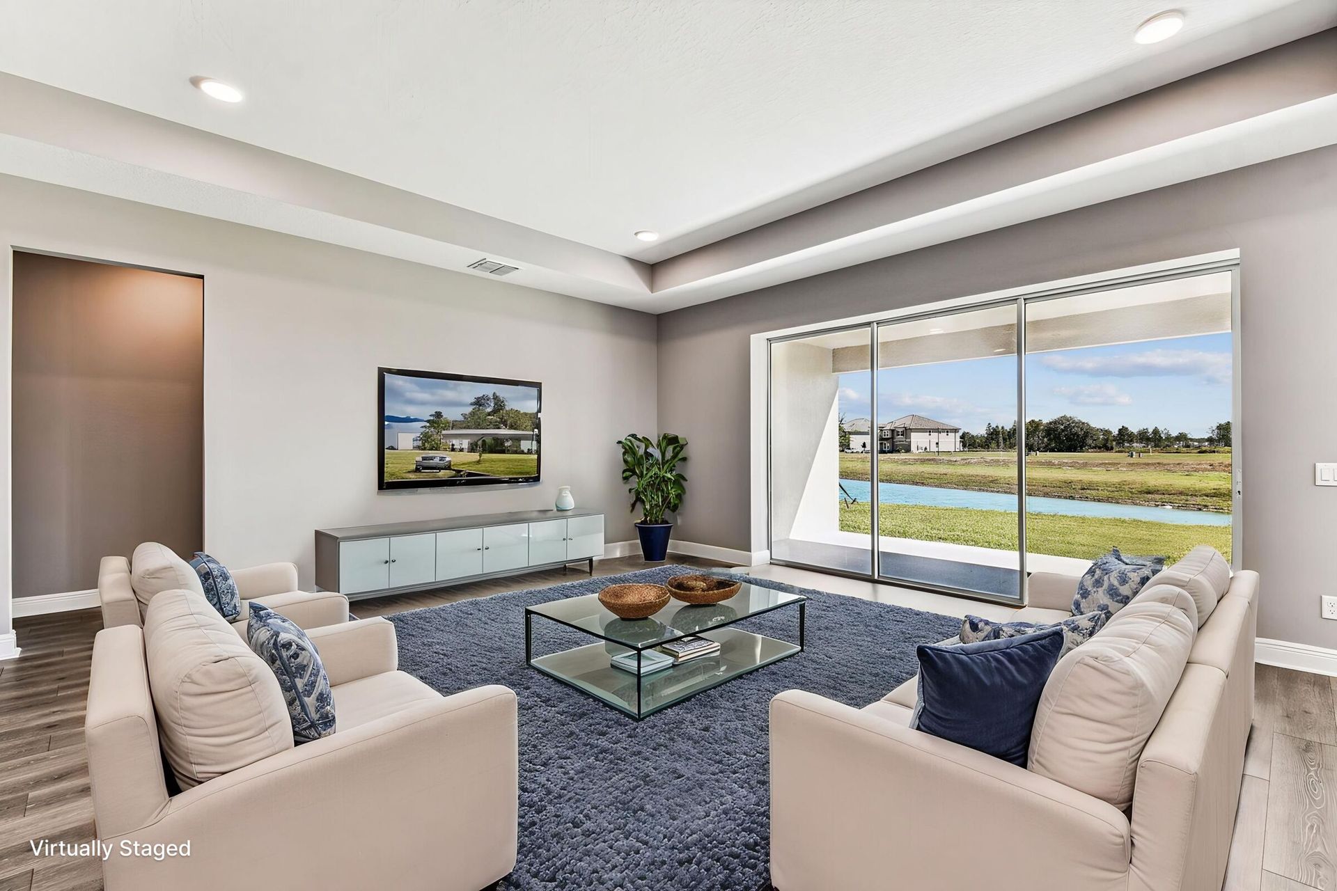 Great Room - Virtually Staged