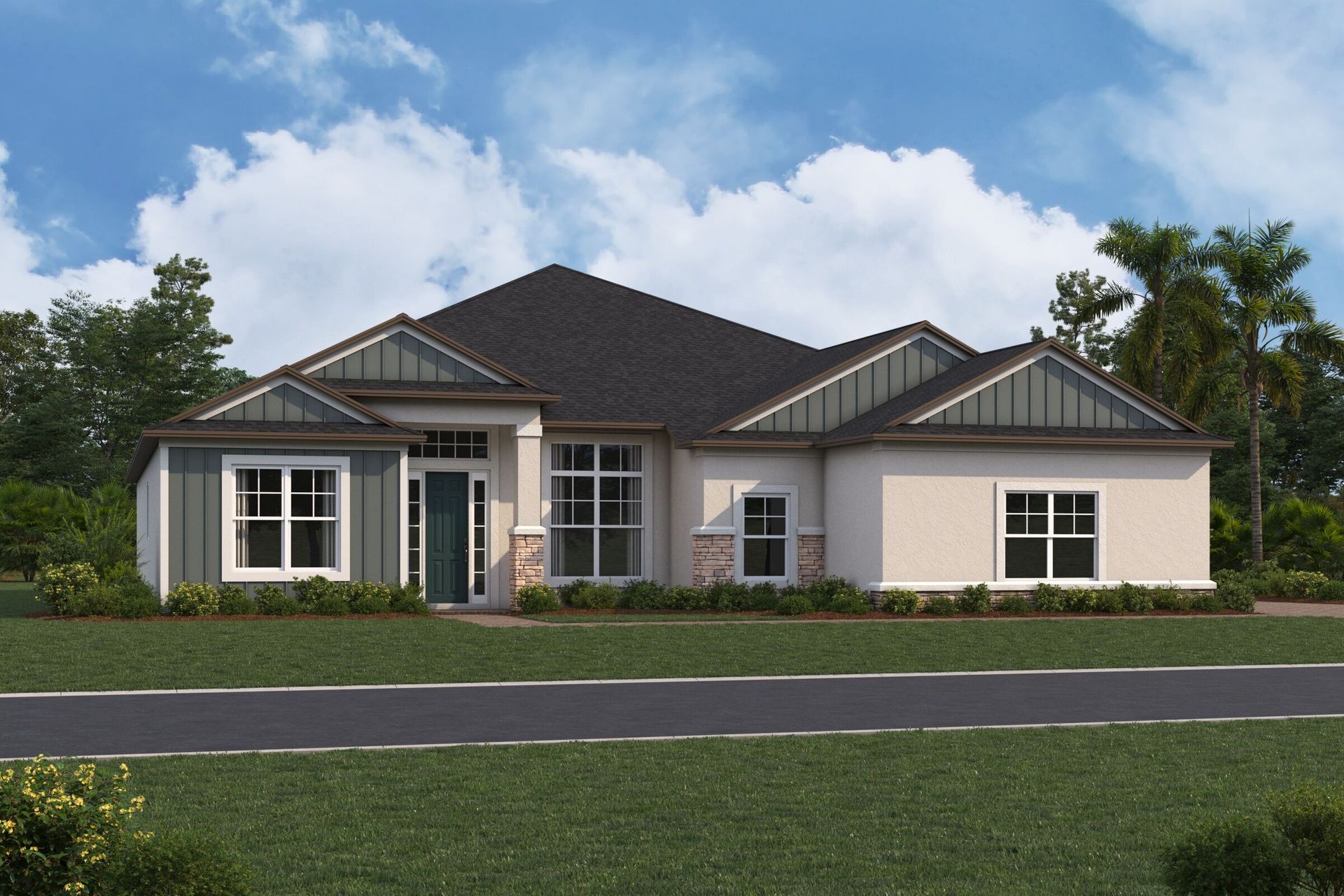 Brookhaven Elevation Solaceatcornerlake