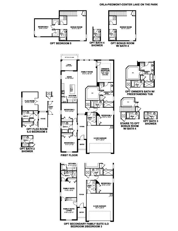 Piedmont Floorplan